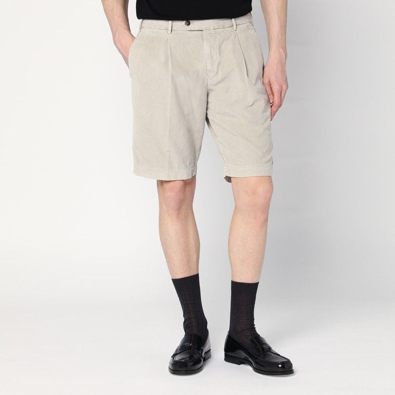PT01 Men's Cotton Bermuda Shorts - SS25