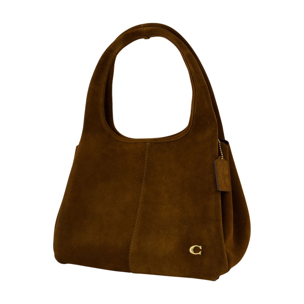 COACH Wool Shoulder Handbag
