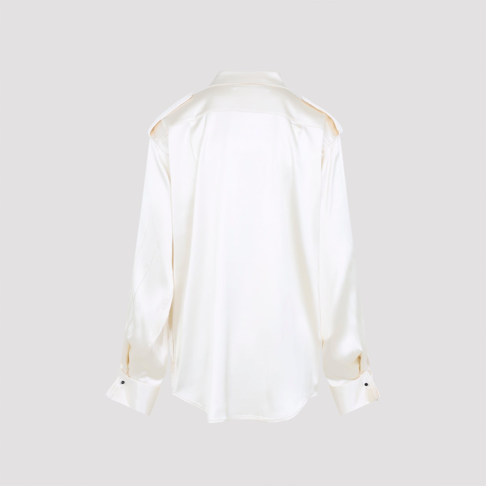 PHOEBE PHILO Liquid Utility Silk Shirt