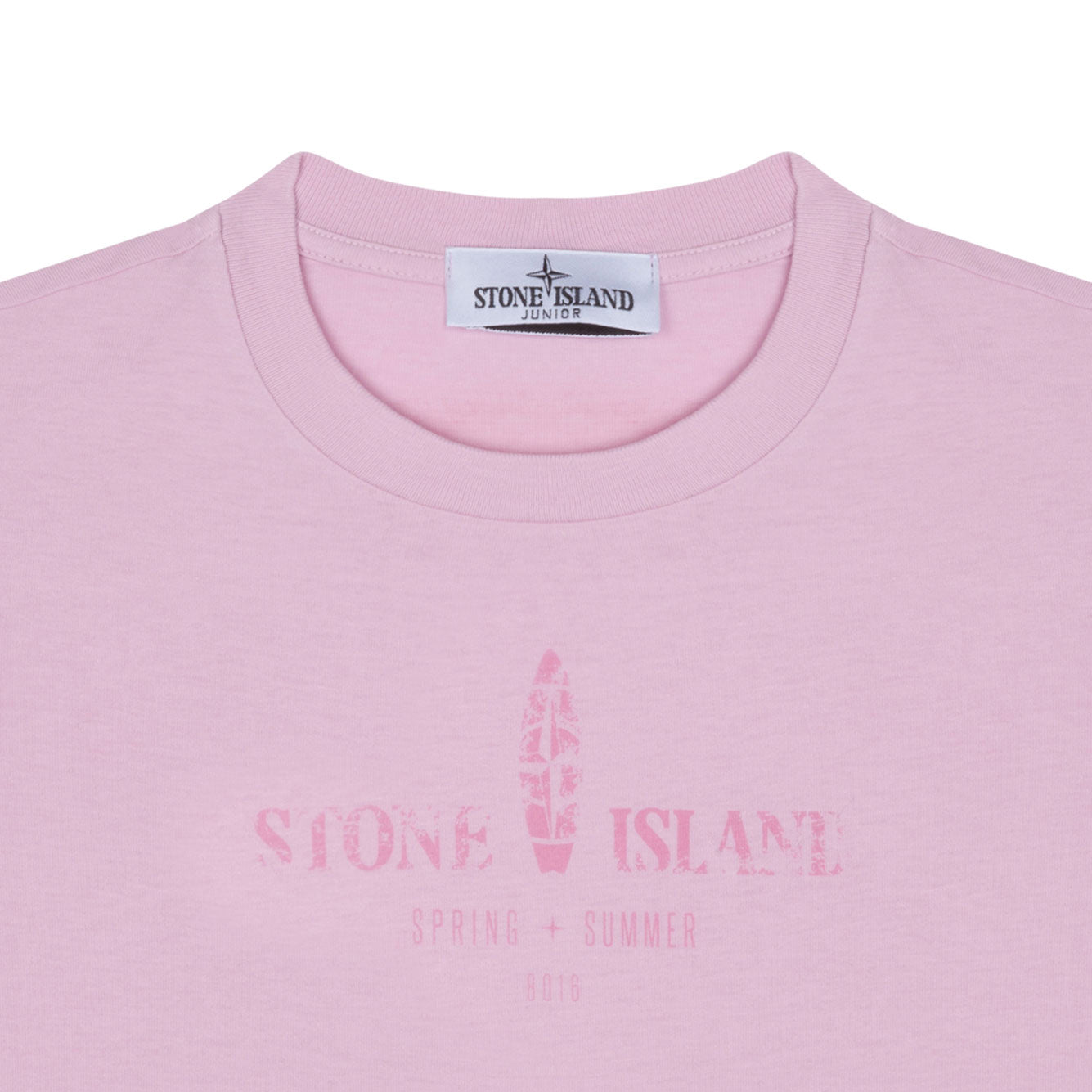 STONE ISLAND Girls' Stylish Cotton T-Shirt