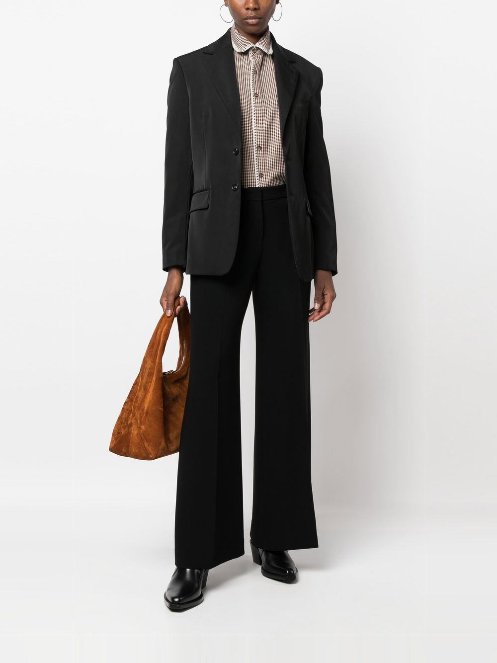 ALBERTO BIANI Flared Tailored Trousers