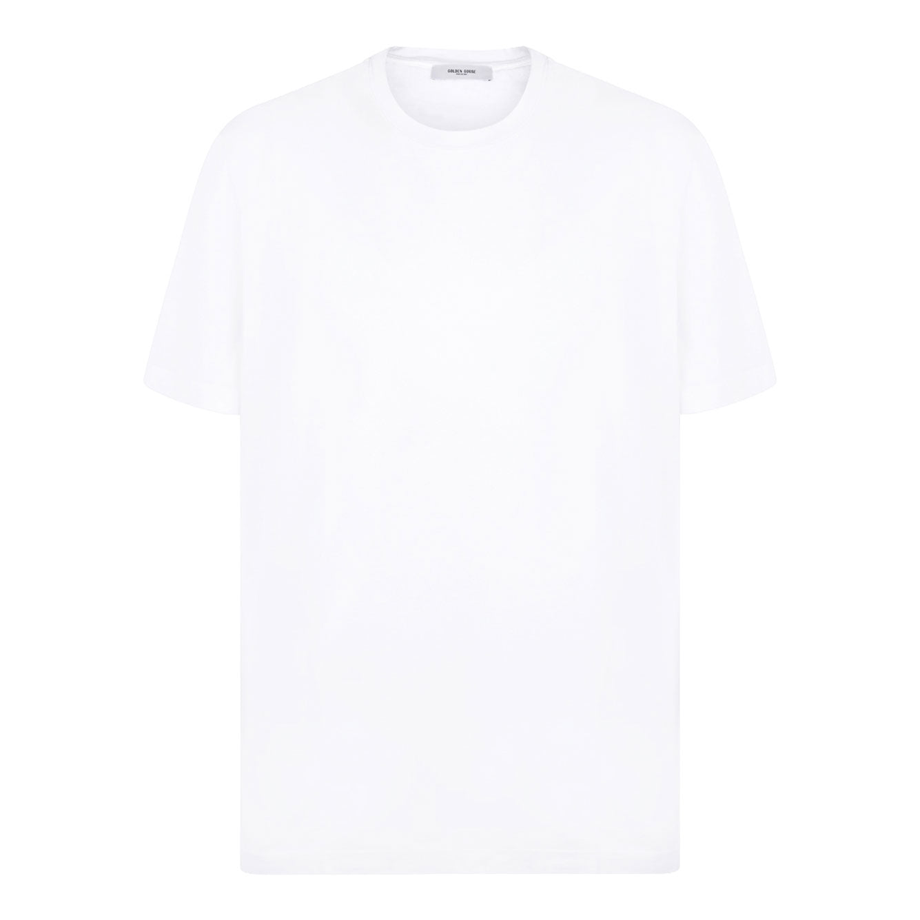 GOLDEN GOOSE Vintage White Classic T-Shirt for Men