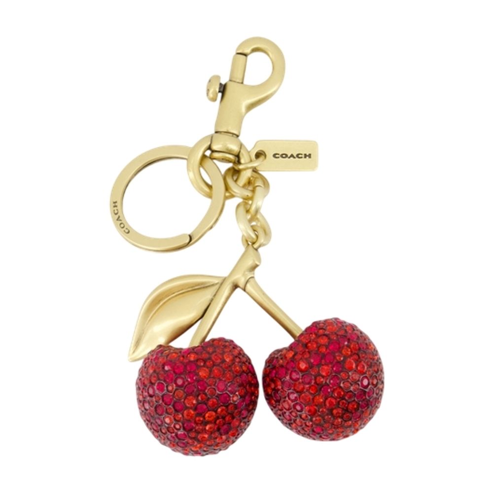 COACH Mini Cherry Handbag Keychain