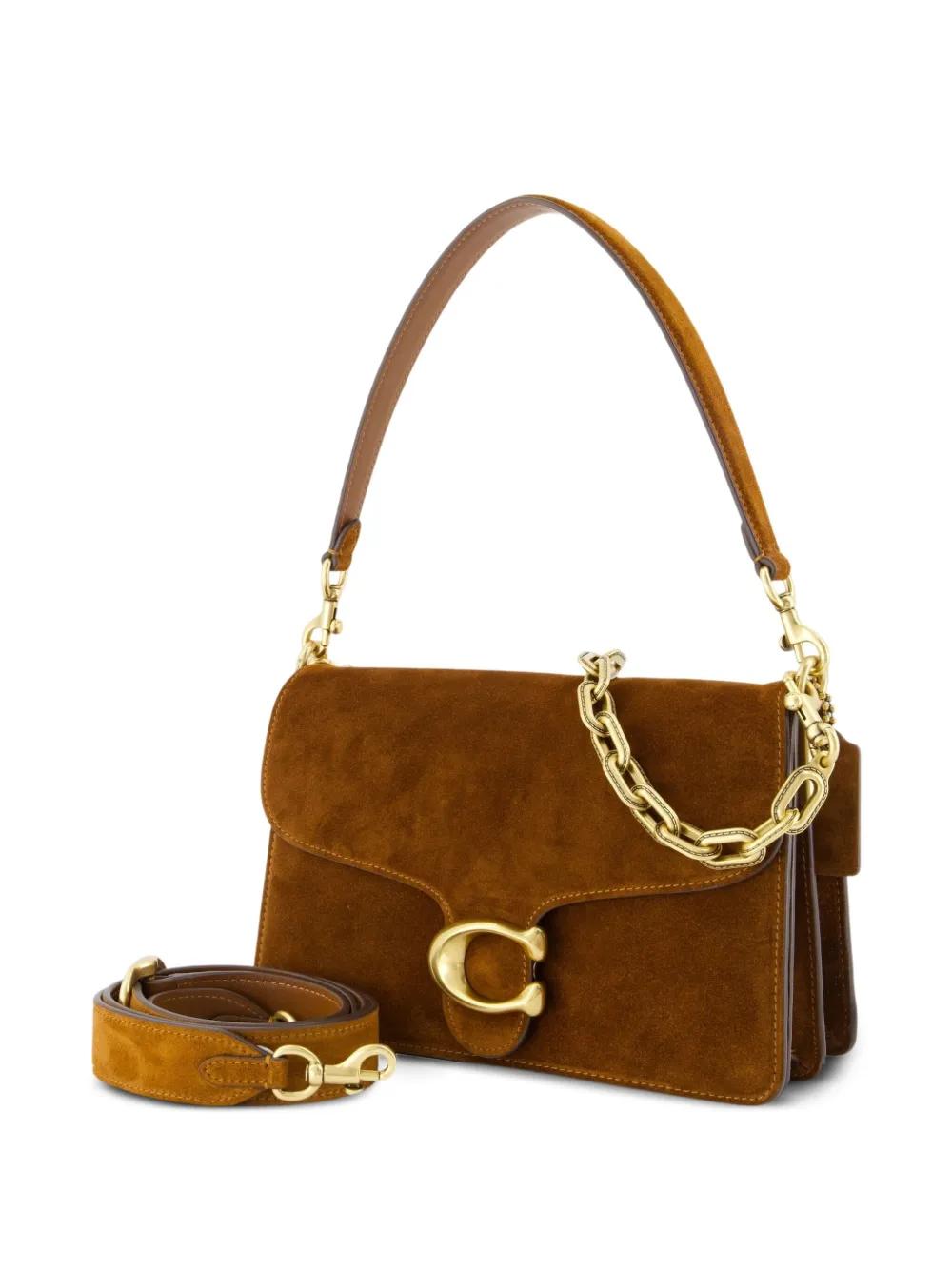 COACH Leather Tabby Shoulder Bag with Removable Chains