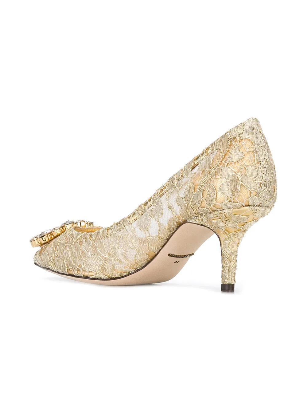 DOLCE & GABBANA Luxe Lace Pumps - 6.5cm Heel Height