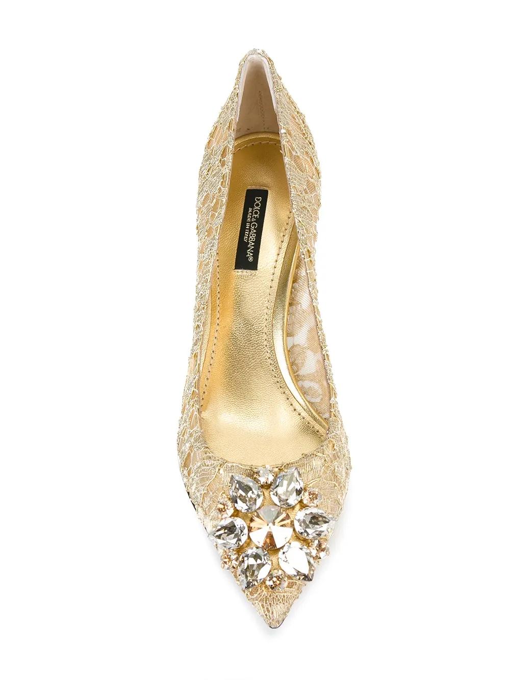 DOLCE & GABBANA Luxe Lace Pumps - 6.5cm Heel Height