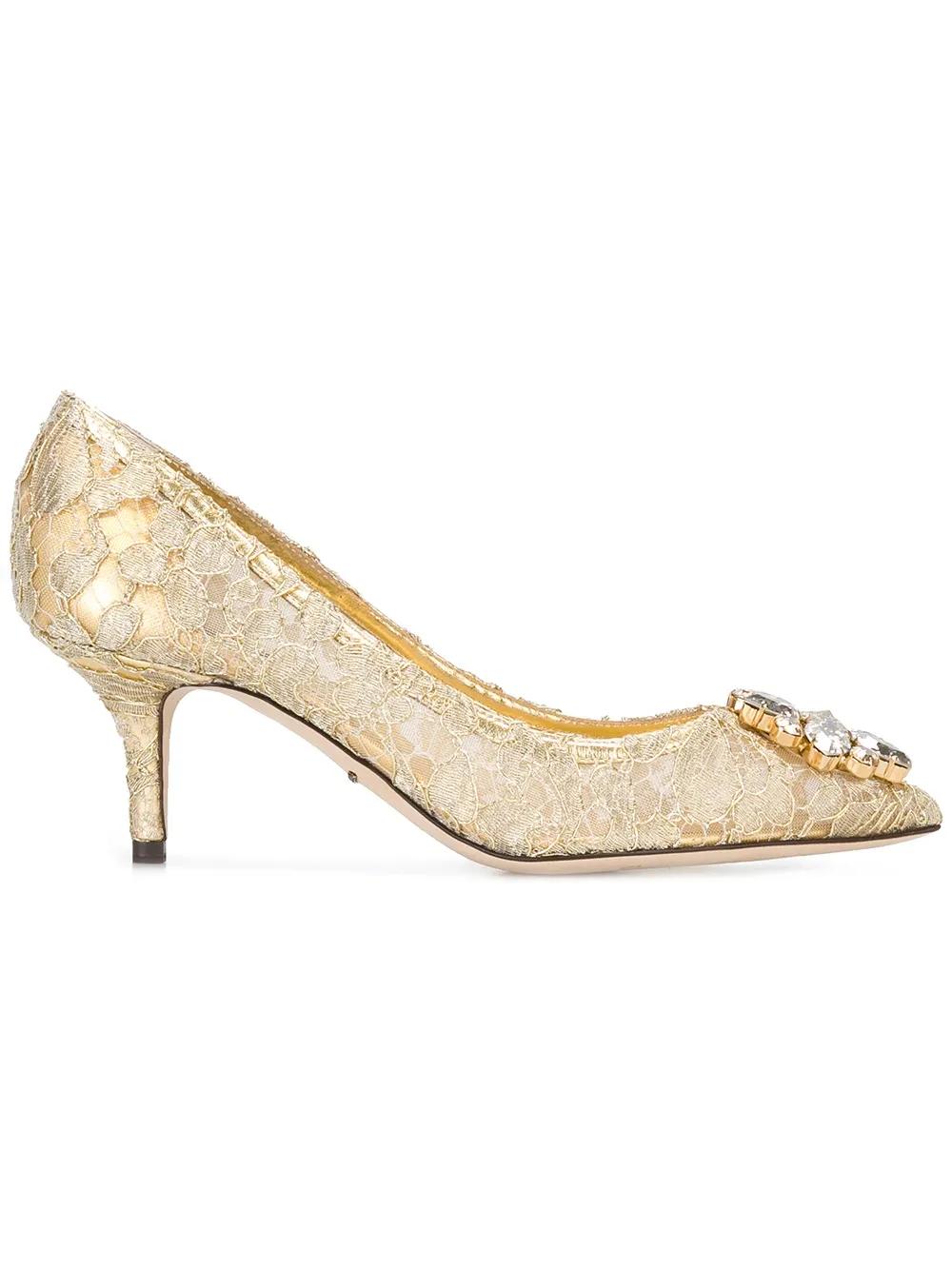DOLCE & GABBANA Luxe Lace Pumps - 6.5cm Heel Height