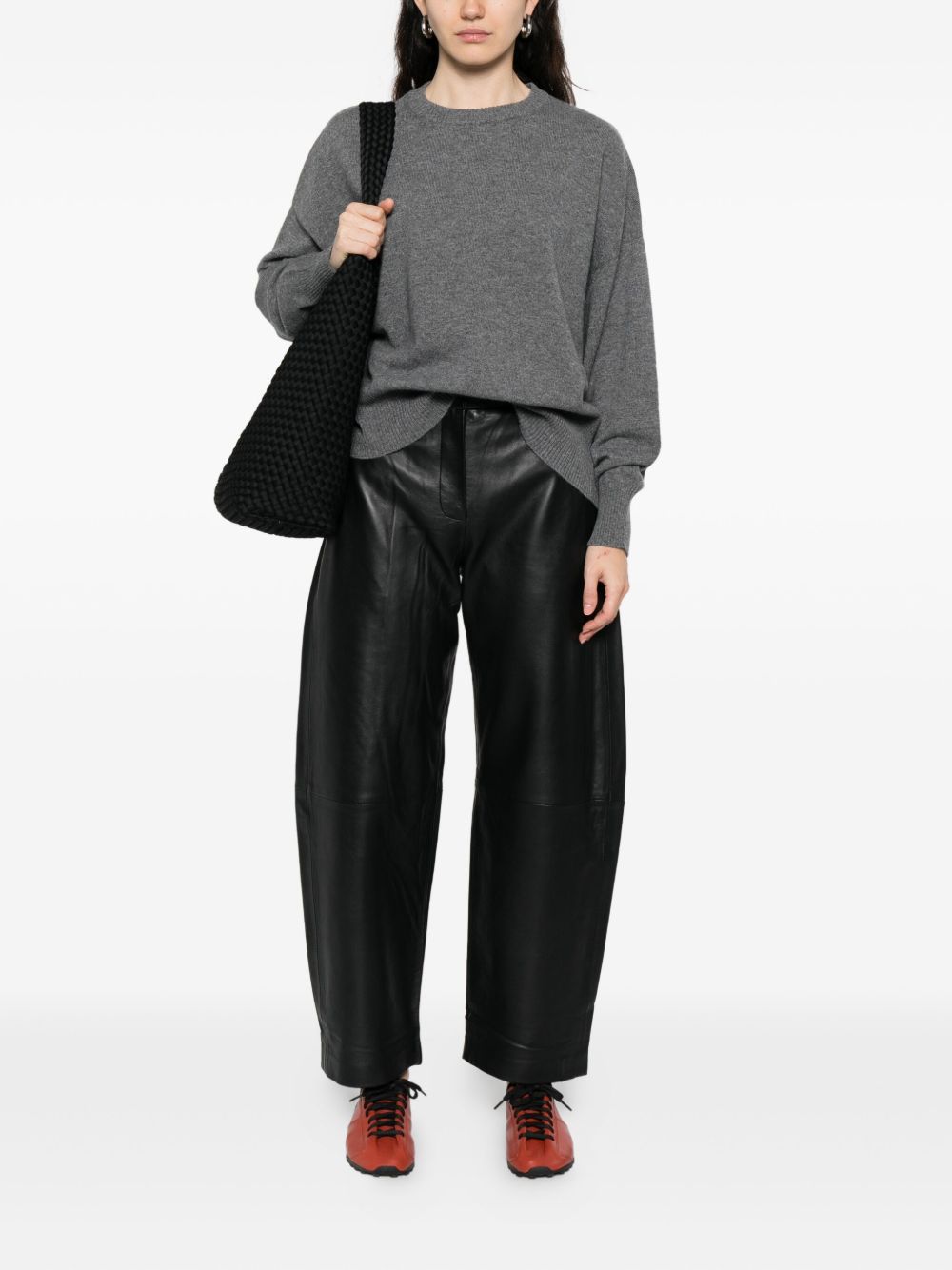 BEYOU Cashmere Crewneck Sweater for Women