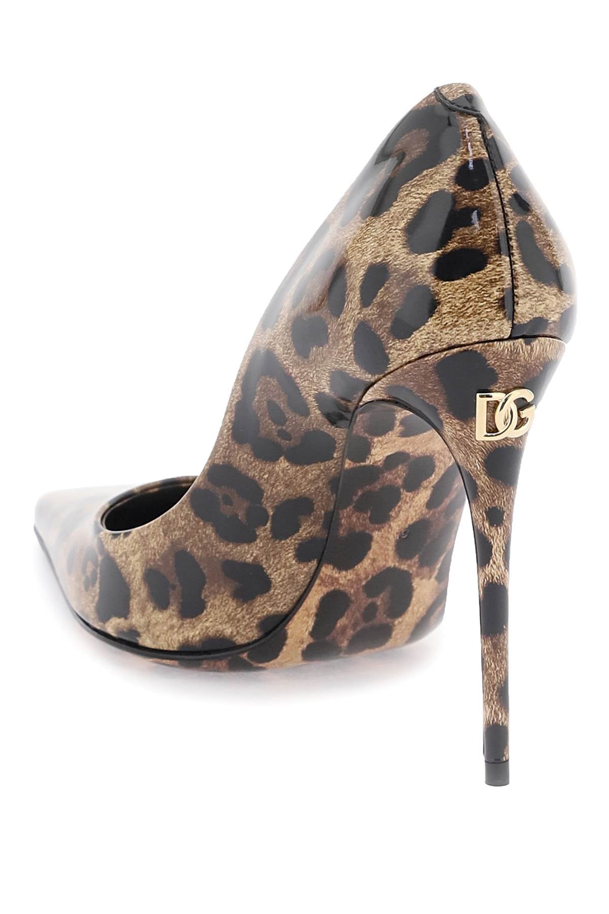 DOLCE & GABBANA Luxe Leather Stiletto Pumps for Women
