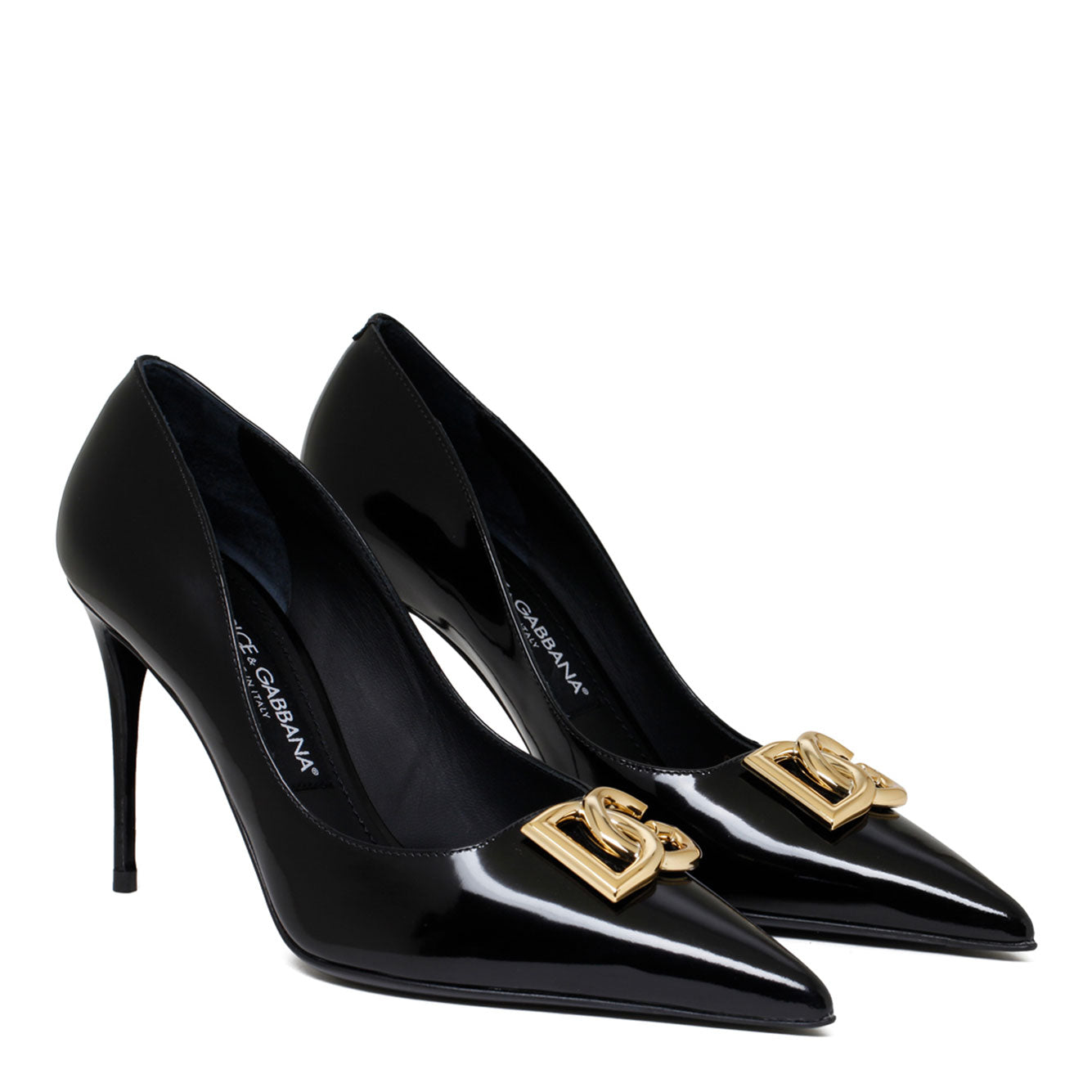 DOLCE & GABBANA Elegant Calfskin Pumps with Heel