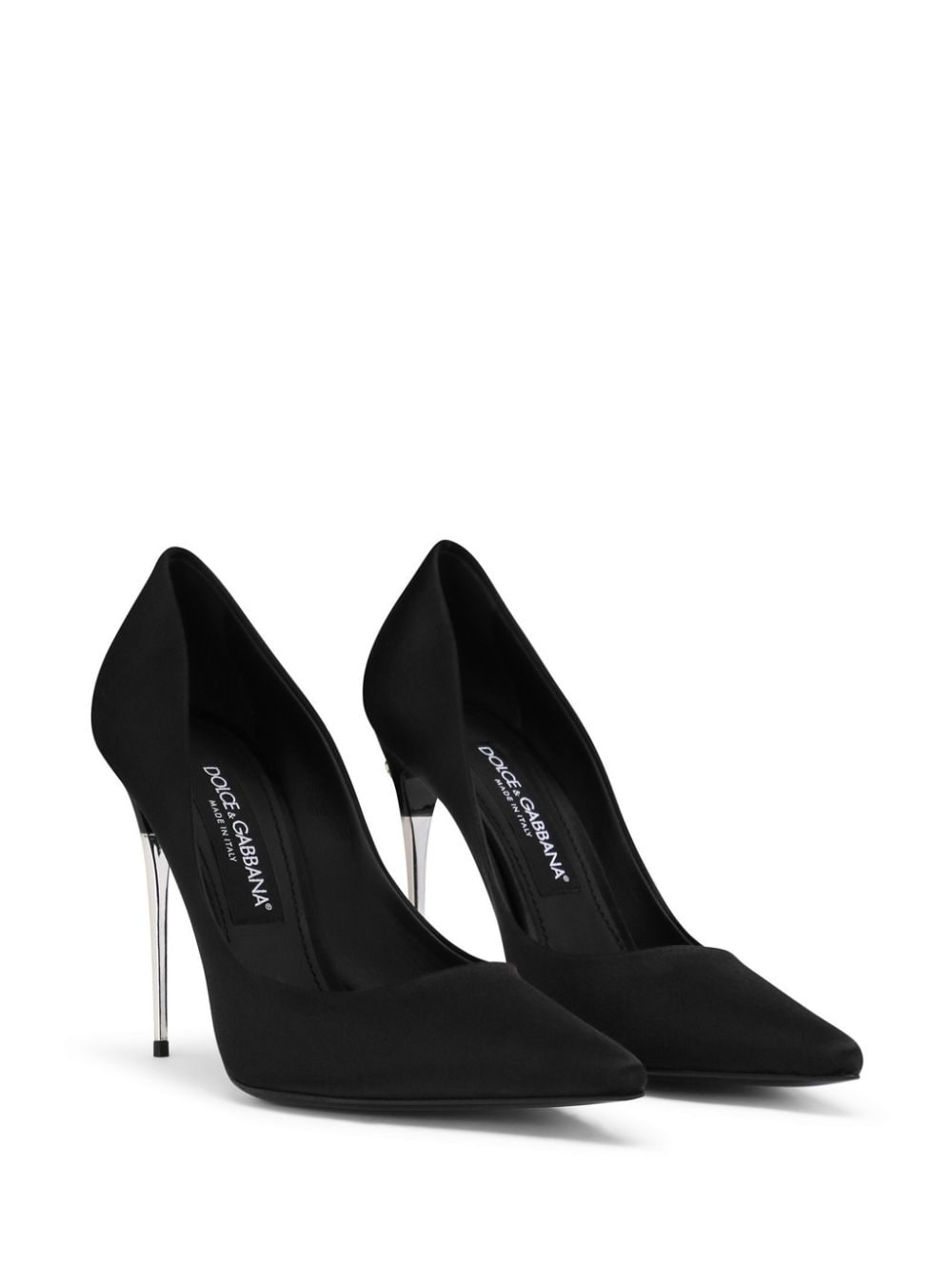 DOLCE & GABBANA Satin Décolleté Mini Pumps for Women