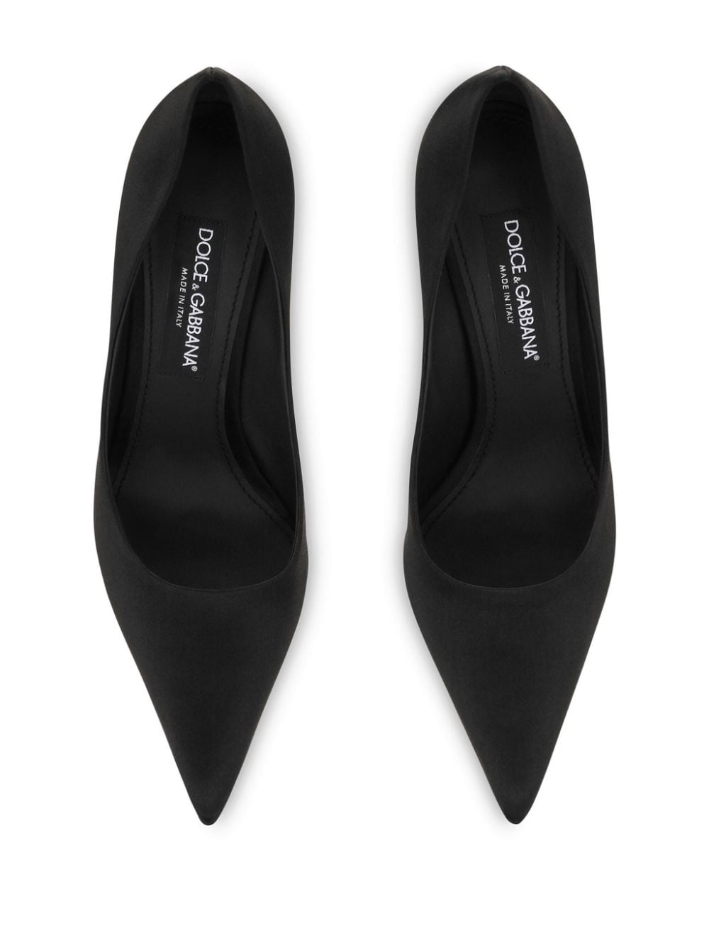 DOLCE & GABBANA Satin Décolleté Mini Pumps for Women