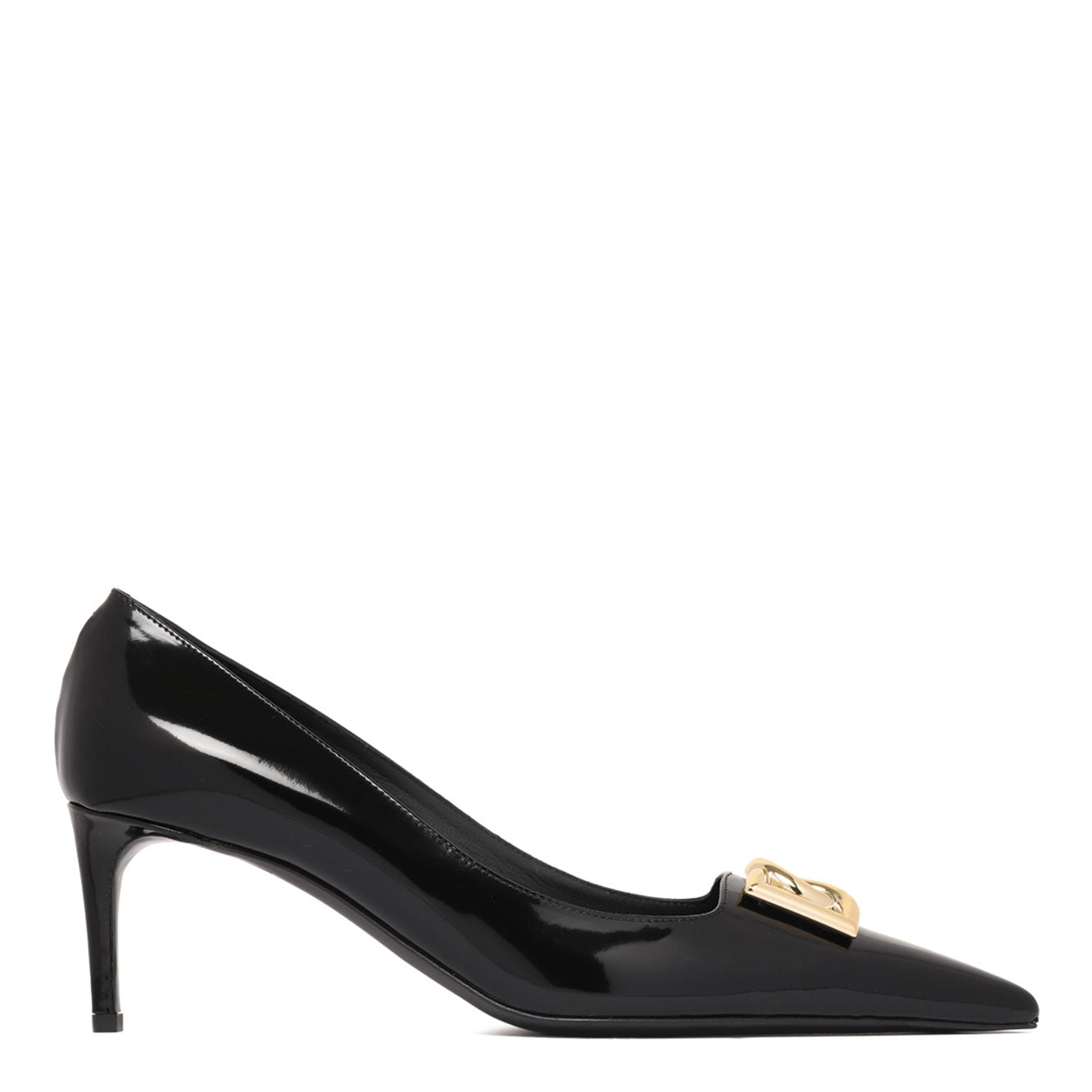 DOLCE & GABBANA Elegant Cow Leather Pumps with Heel
