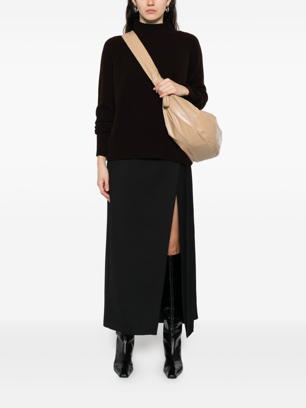 BEYOU Cashmere Turtle-Neck Sweater