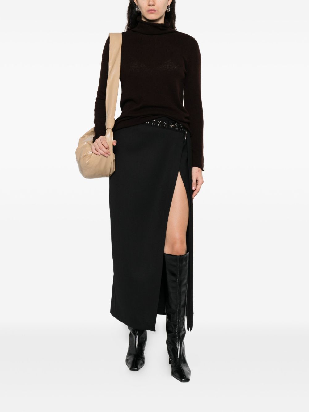 BEYOU Cashmere Turtle-Neck Sweater