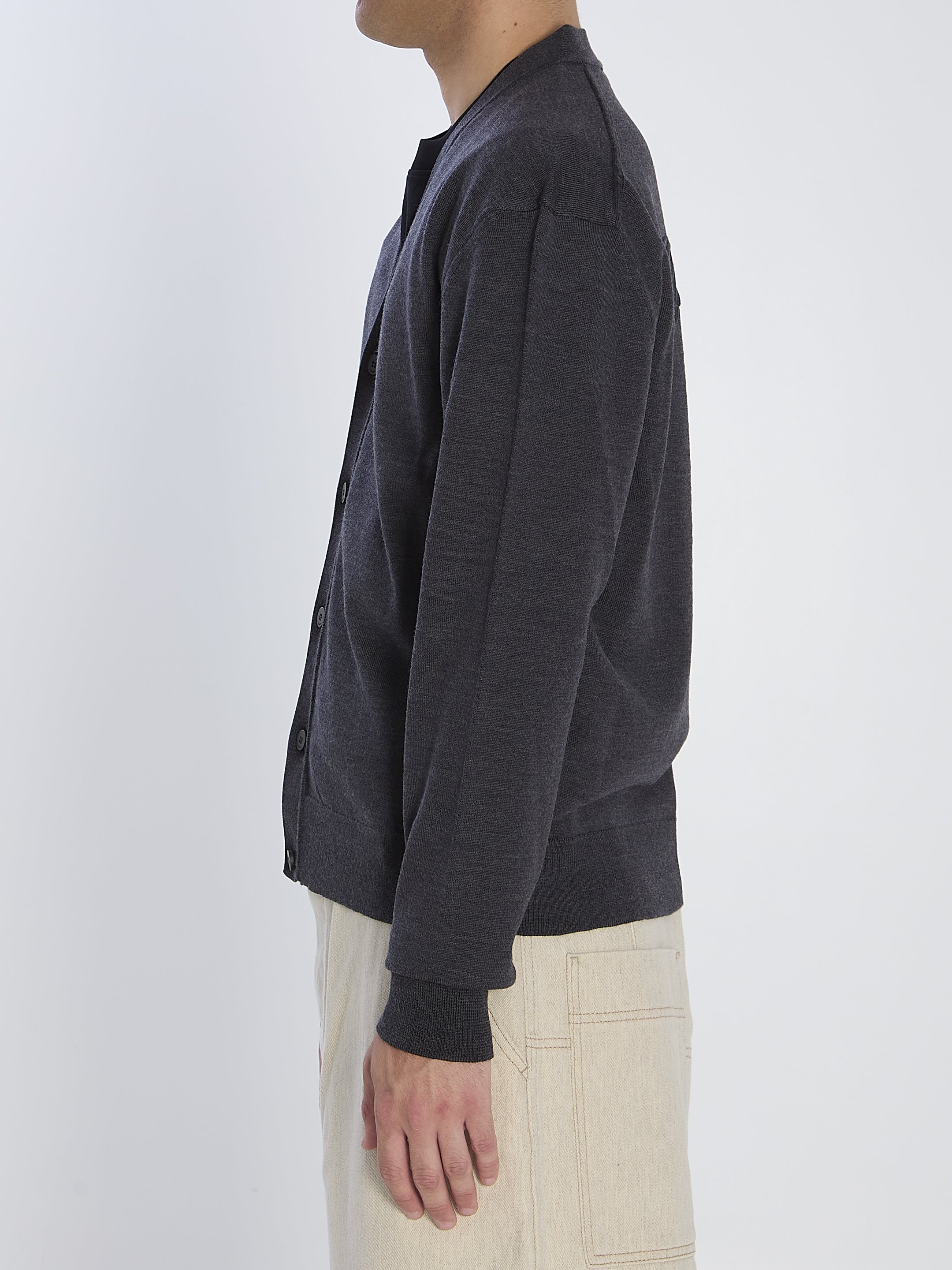 JACQUEMUS The Embroidered Cardigan for Men