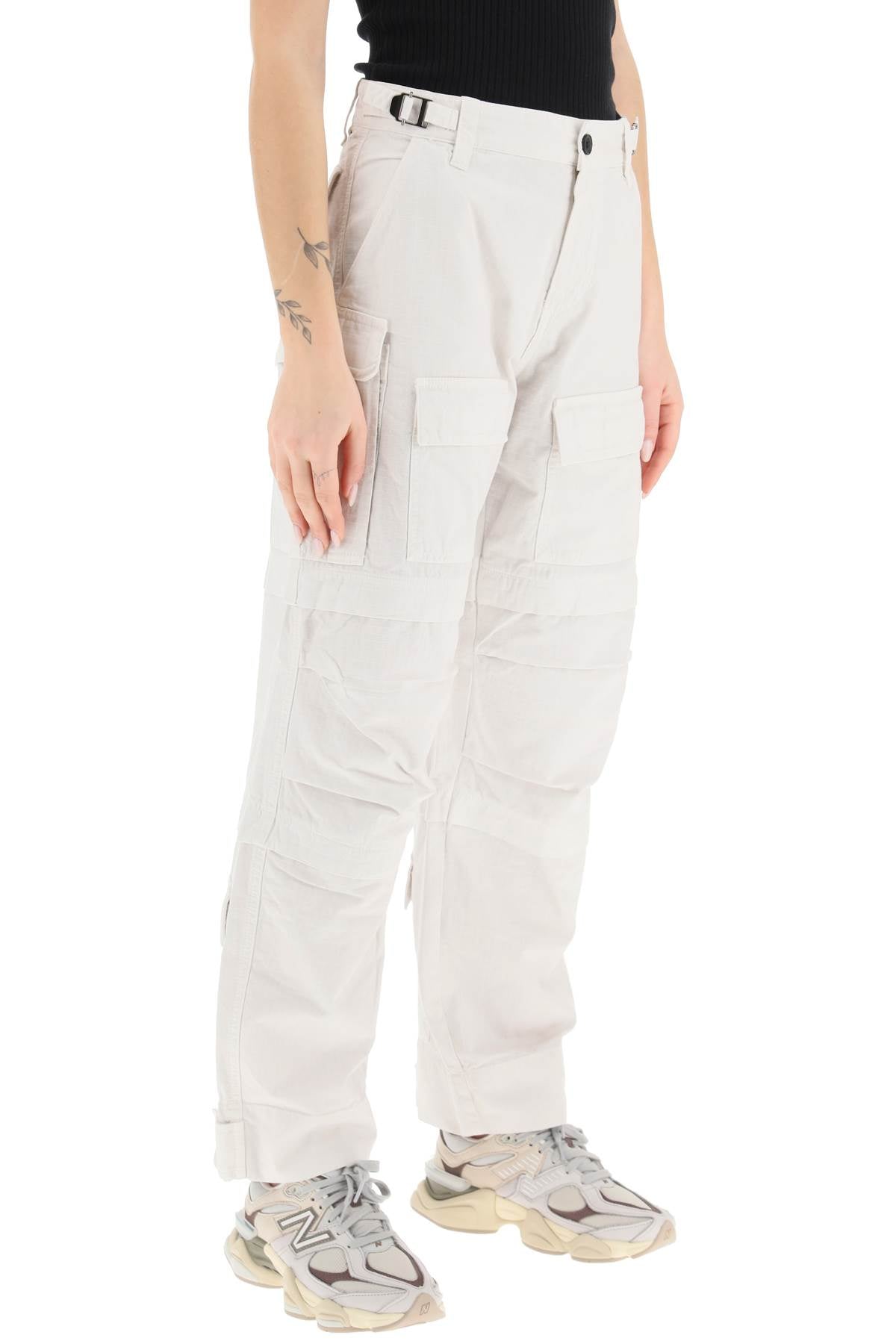DARKPARK Mini Cargo Pants for Women - Ankle Cropped