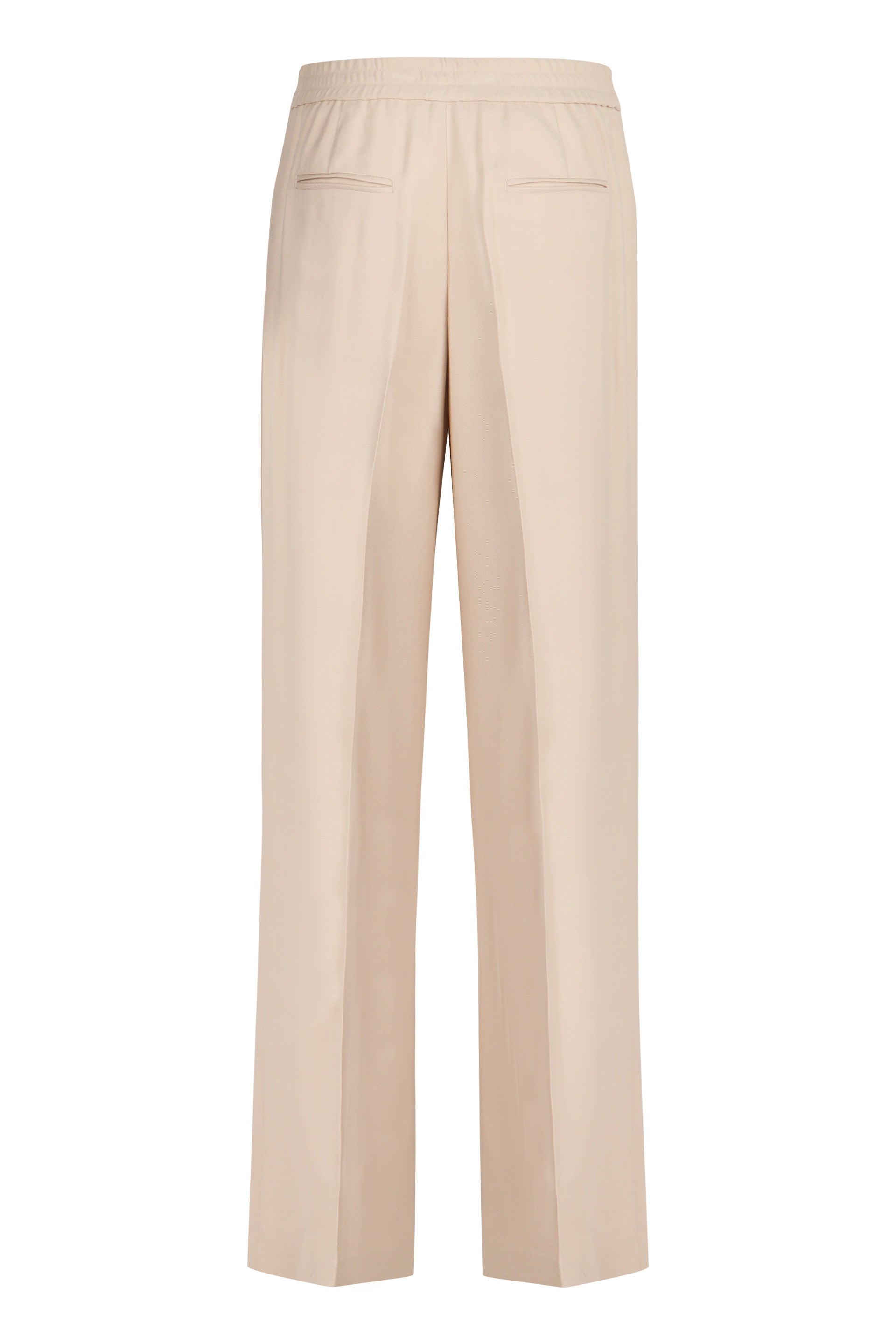 PT01 Straight-Leg Trousers with Elastic Back Insert - Women