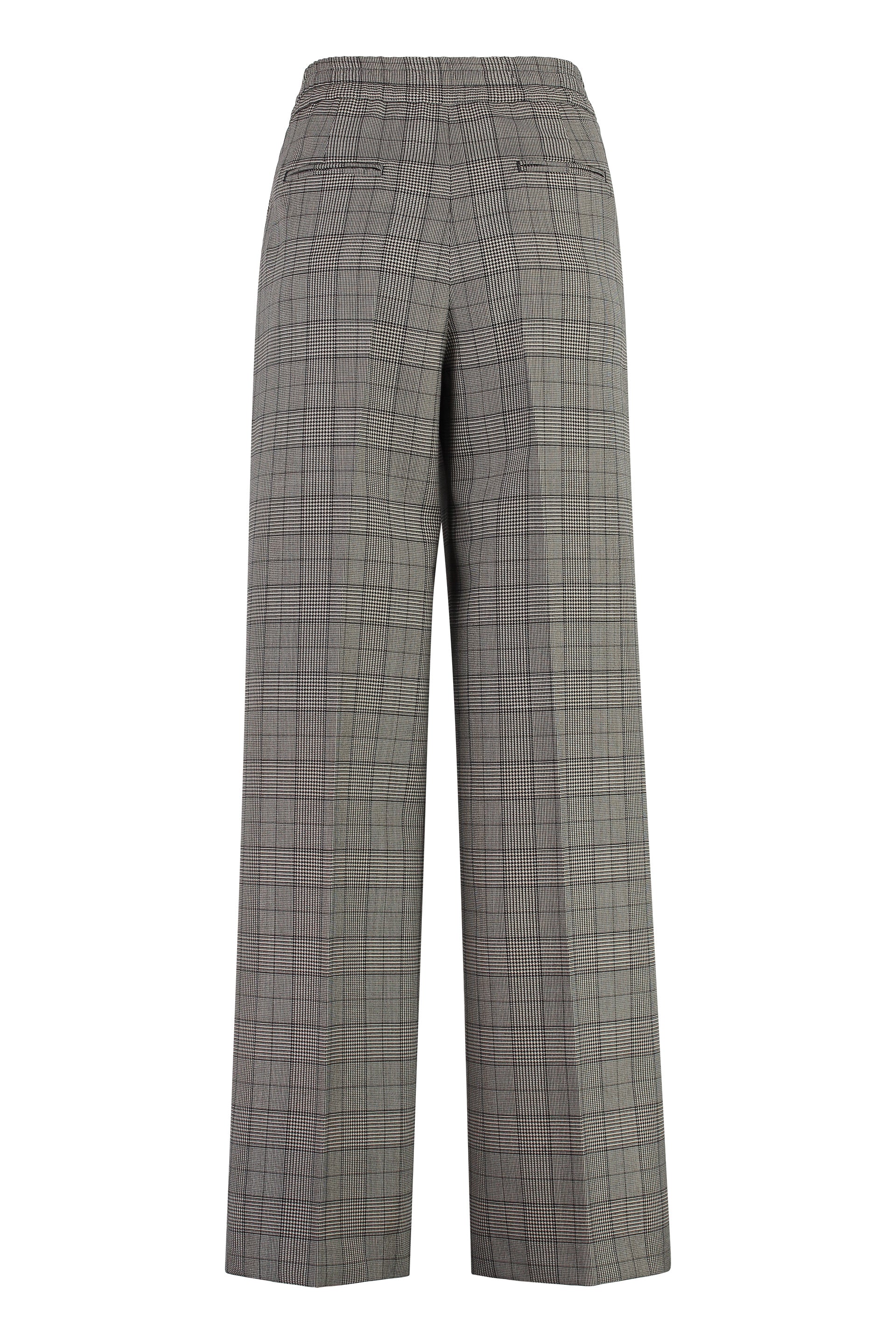 PT01 Wool Wide-Leg Trousers for Women