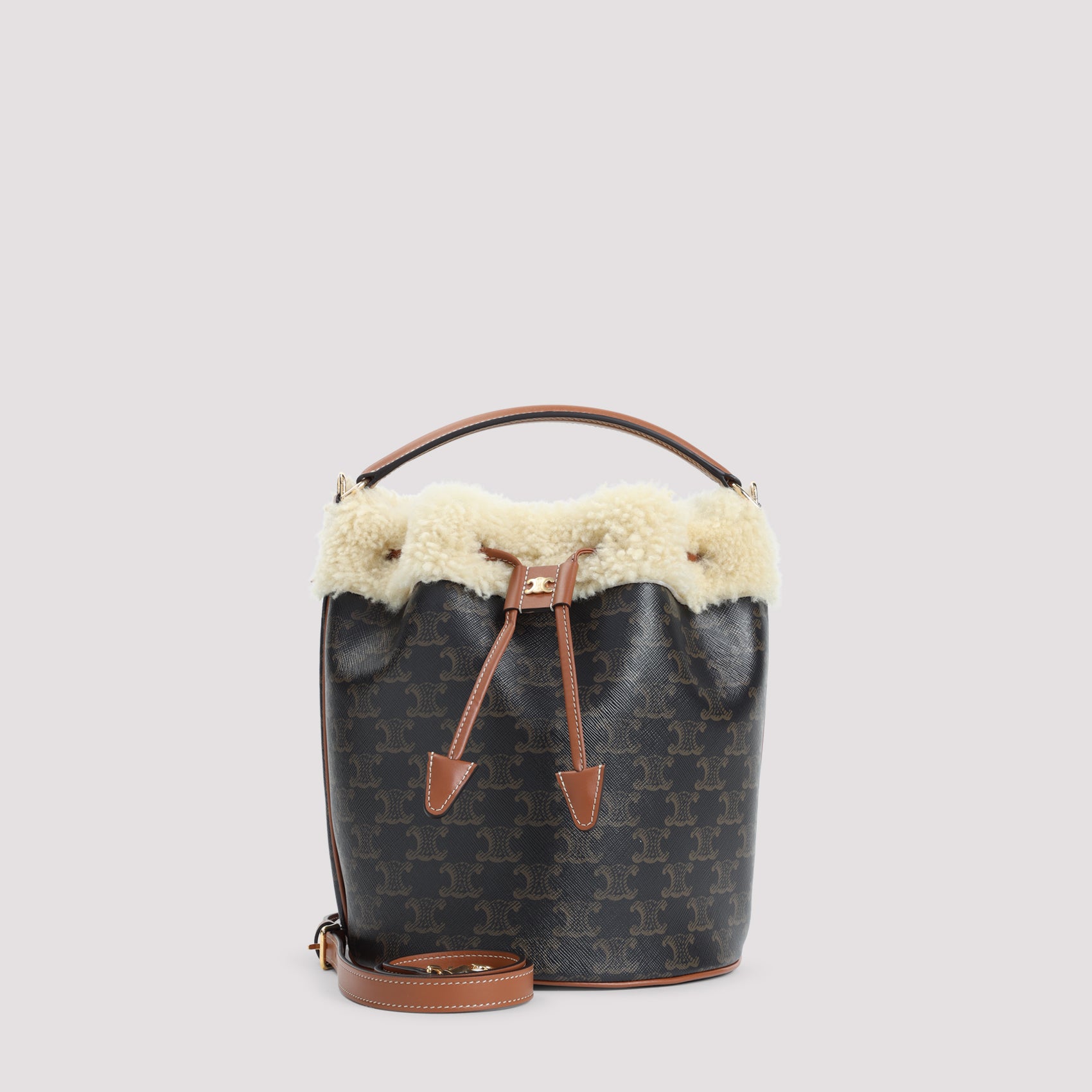 CELINE Clara Bucket Handbag - W:19.5cm H:24cm D:19.5cm