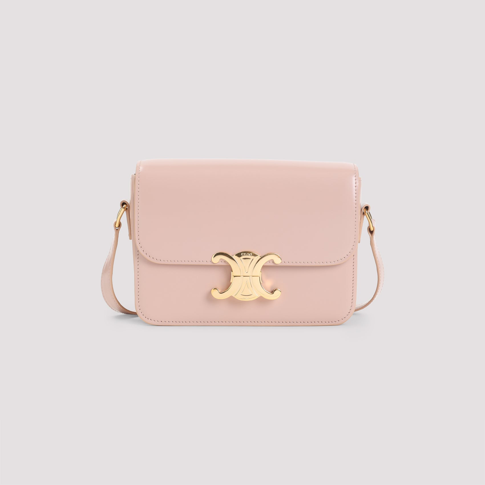CELINE Mini Shoulder Handbag with Stylish Buckle