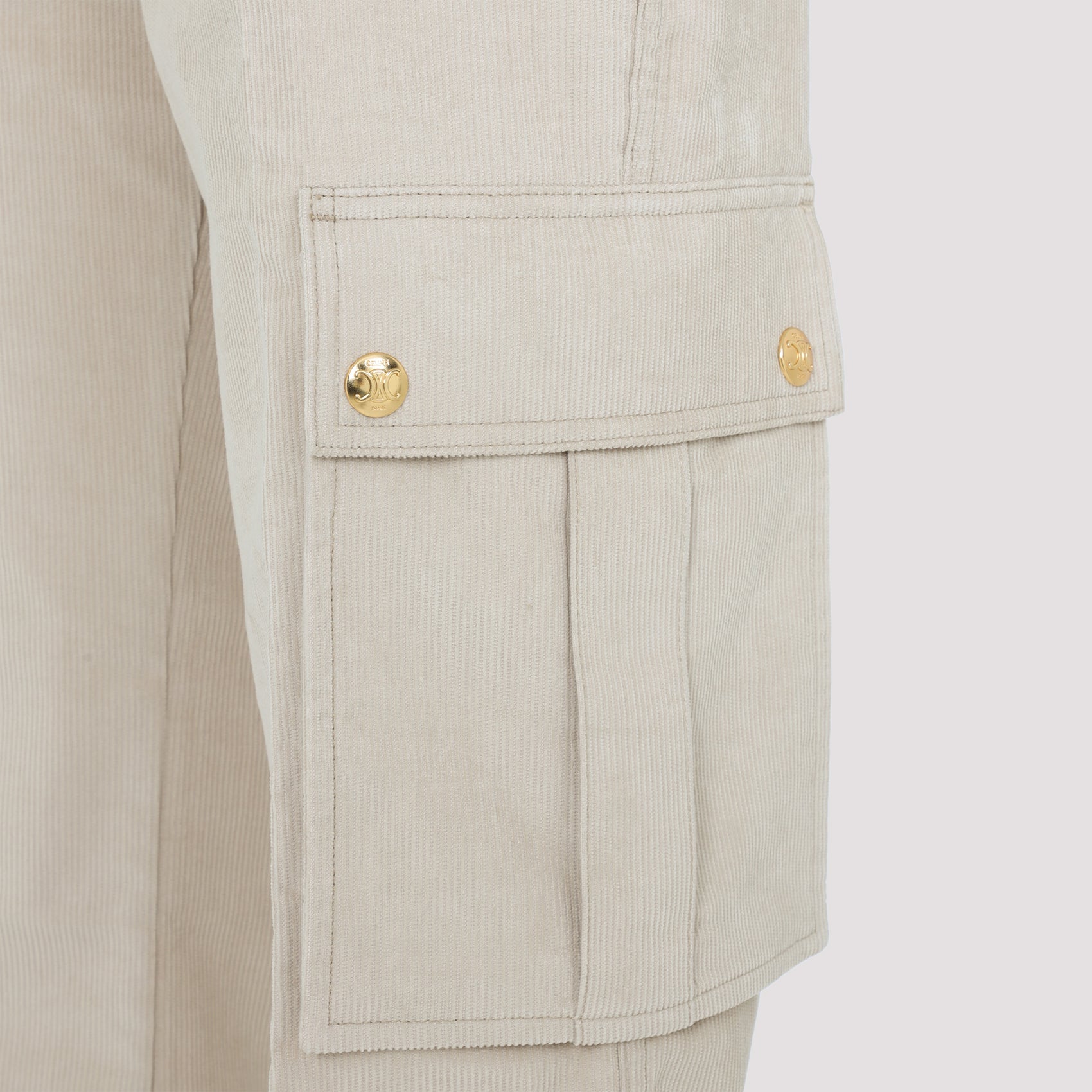 CELINE Flared Leg Cargo Pants for Women