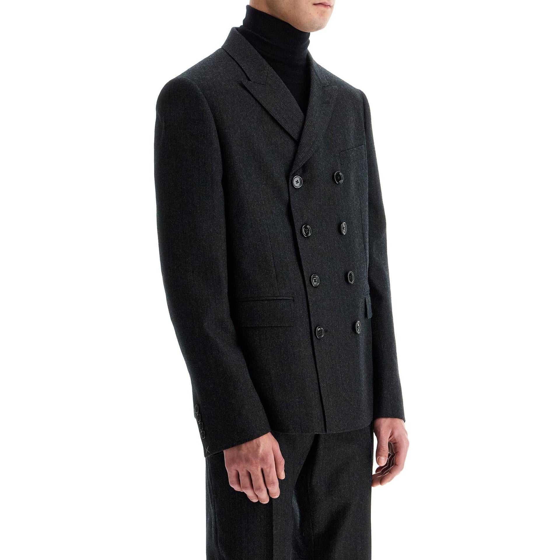 CELINE Double-Breasted Wool Blazer Jacket for Men