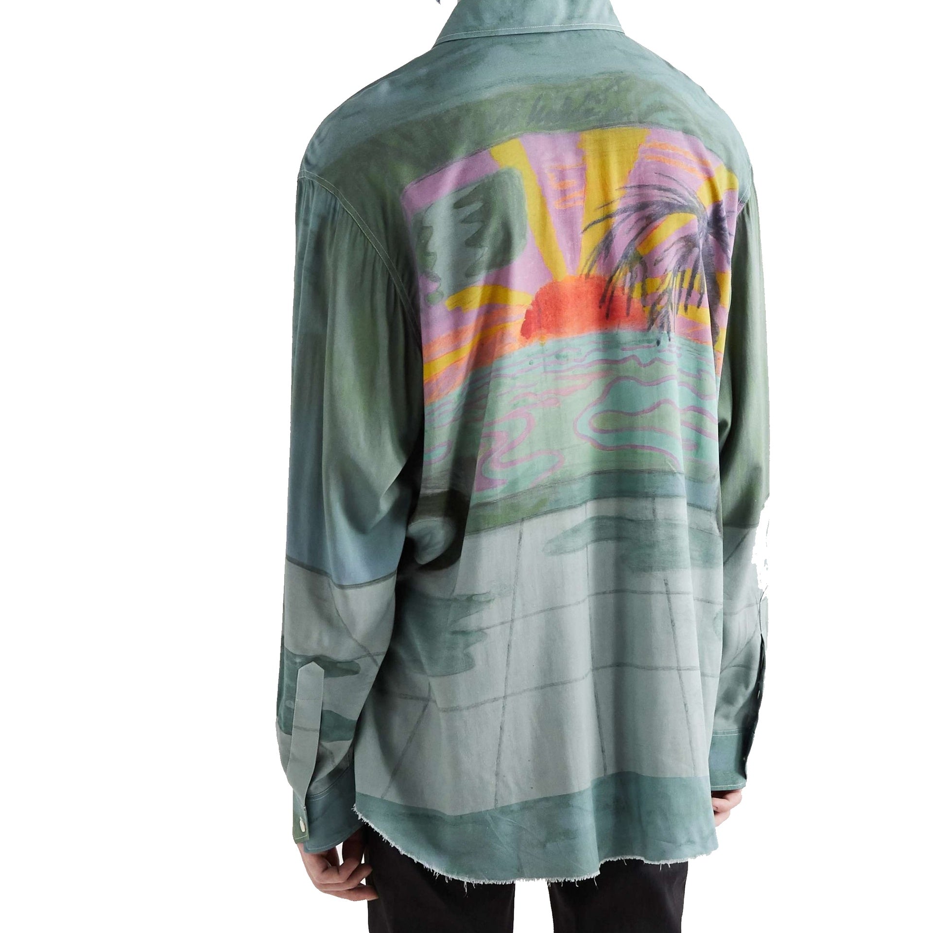 CELINE Printed Shirt for Men - Long Sleeve