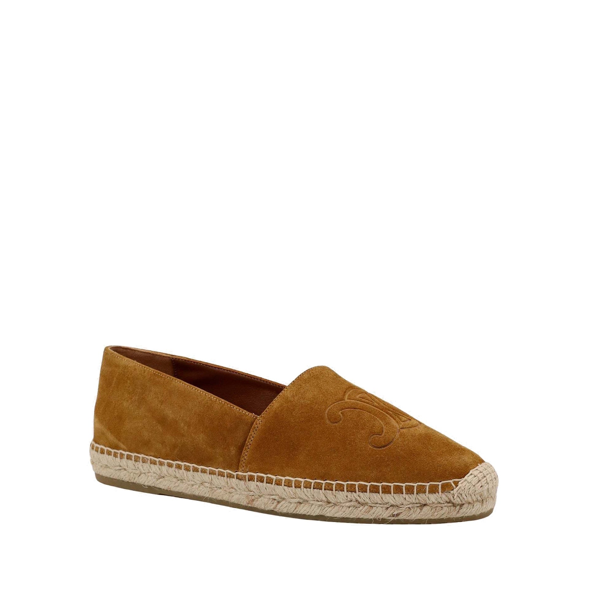 CELINE Triomphe Suede Espadrilles for Men