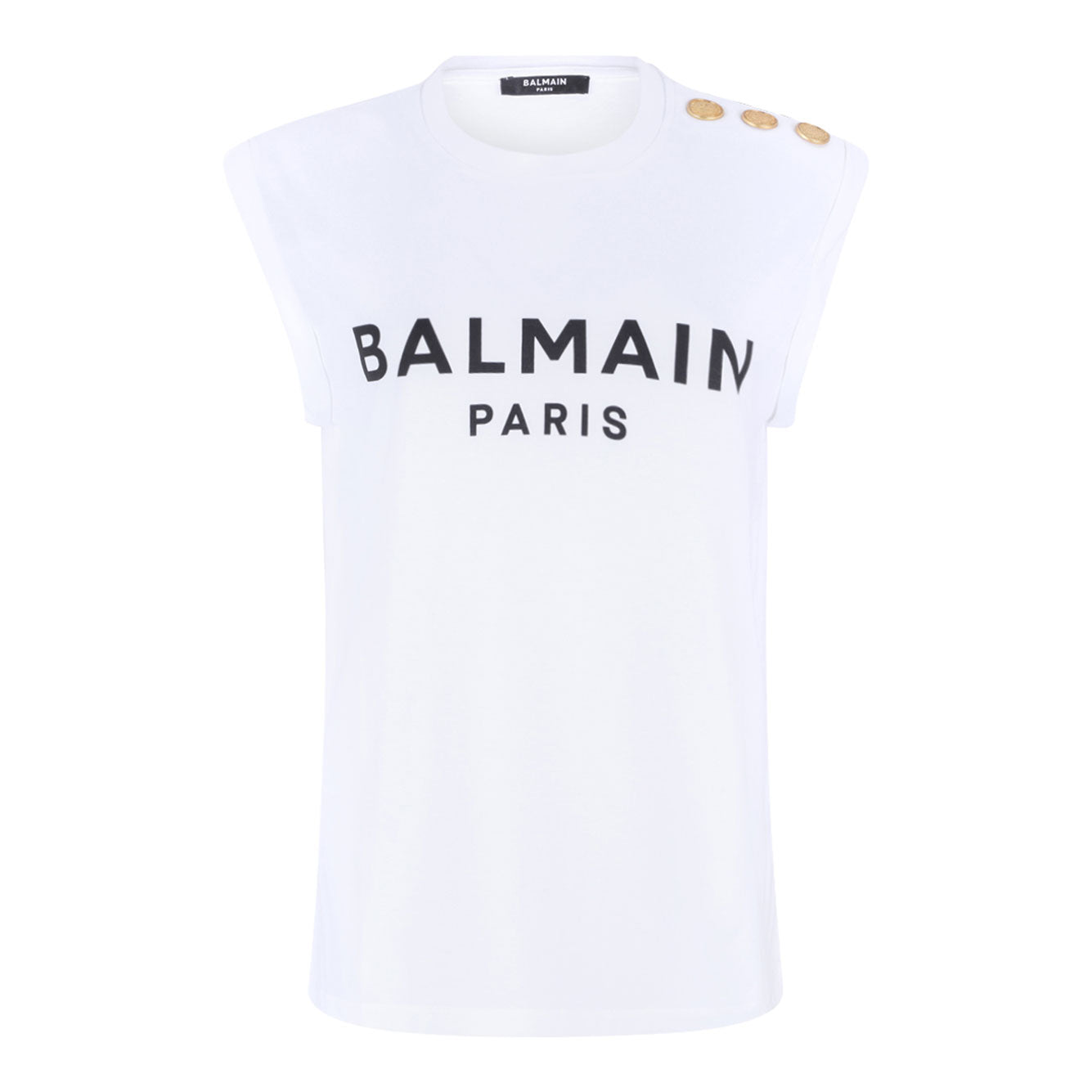 BALMAIN Printed Tank Top for Women - FW25 Collection