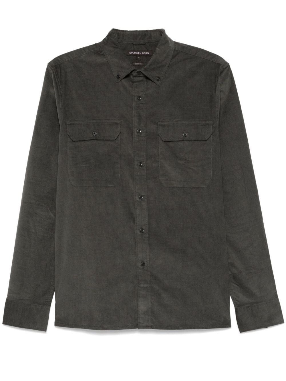 MICHAEL KORS Classic Long Sleeves Micro Cord Shirt for Men