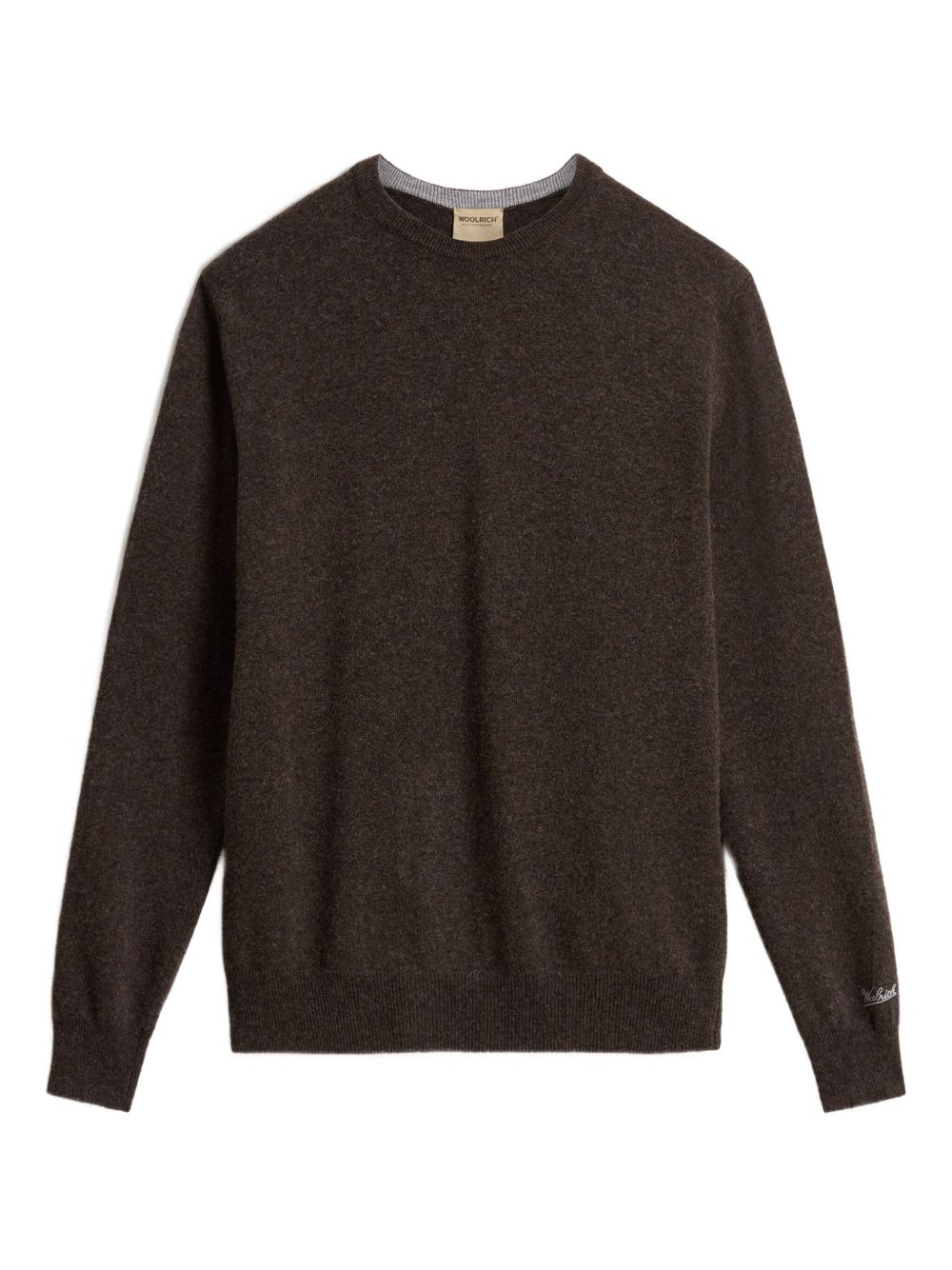 WOOLRICH Classic Wool Crew Neck Sweater for Men