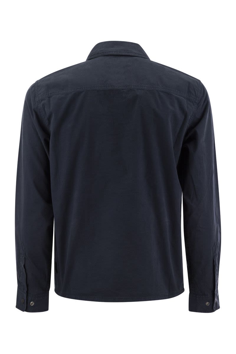 WOOLRICH Garment-Dyed Mini Shirt Jacket for Men