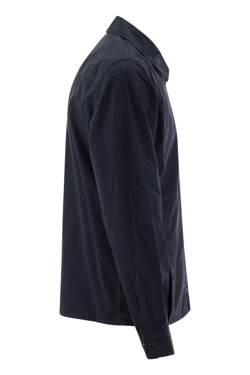 WOOLRICH Garment-Dyed Mini Shirt Jacket for Men