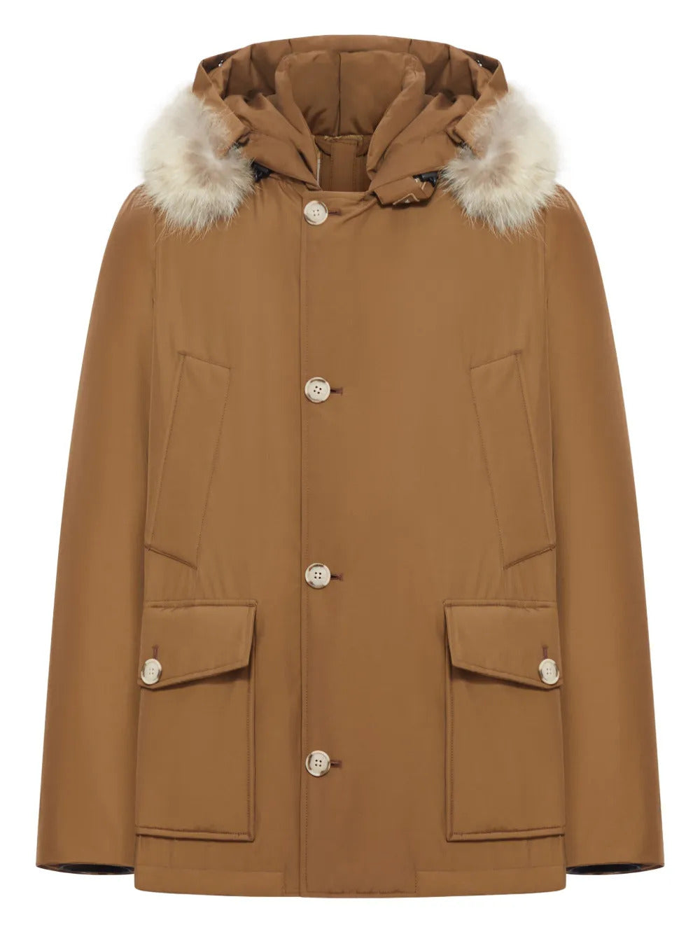 WOOLRICH Men's Arctic Anorak with Detachable Fur - Size L