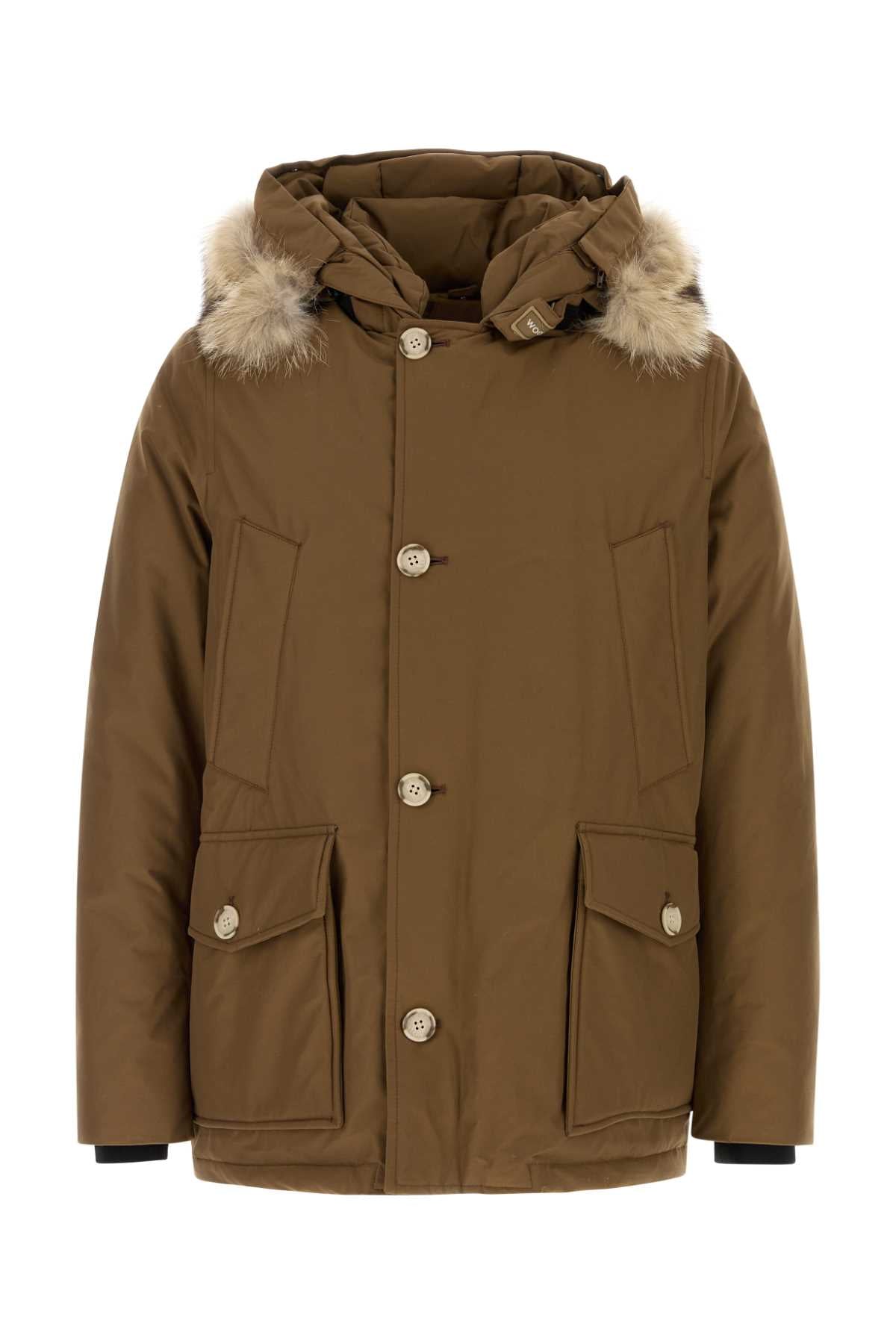WOOLRICH Cotton Blend Arctic Parka Jacket for Men