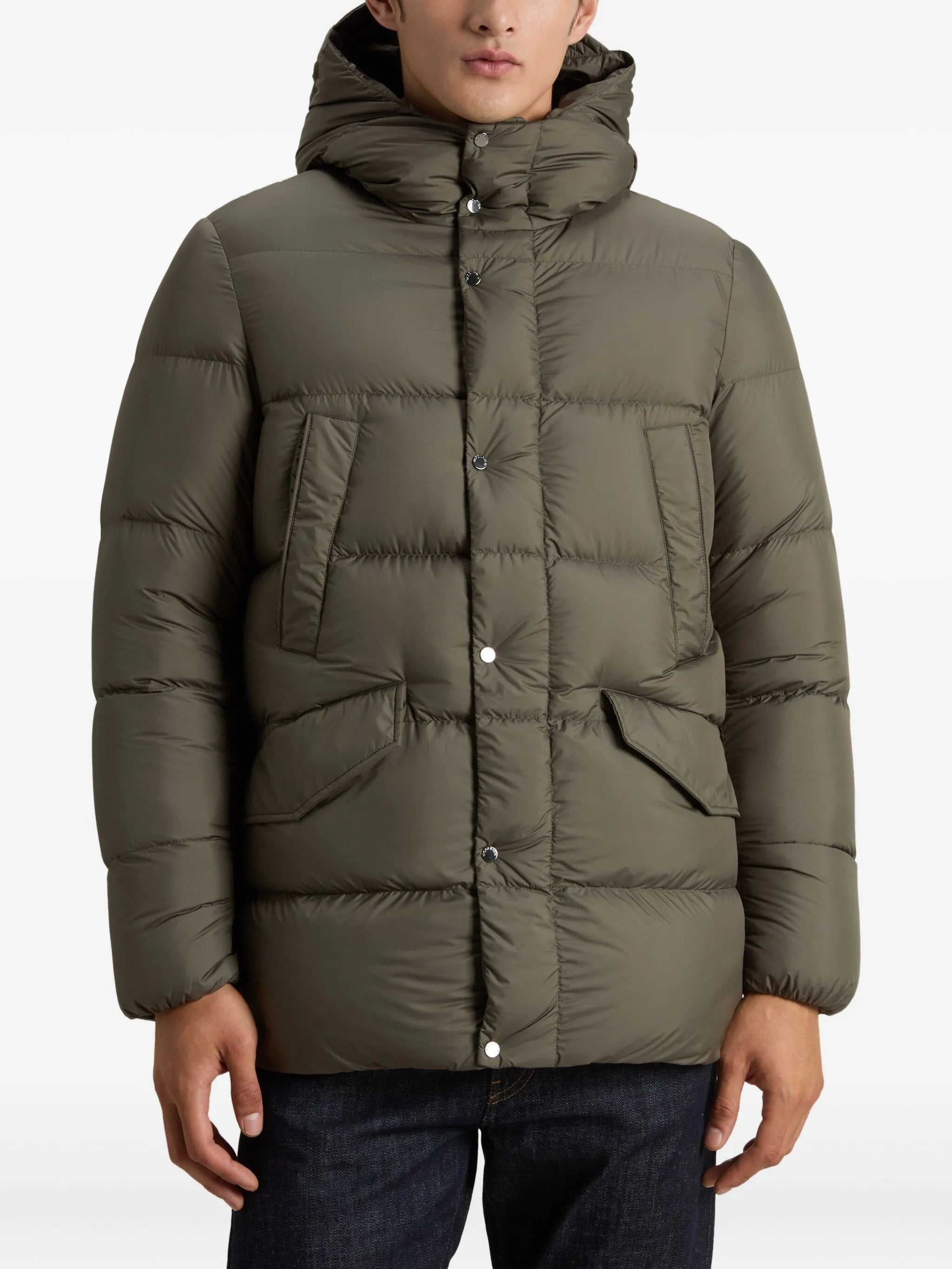 WOOLRICH Men's Adjustable Hood Parka Jacket