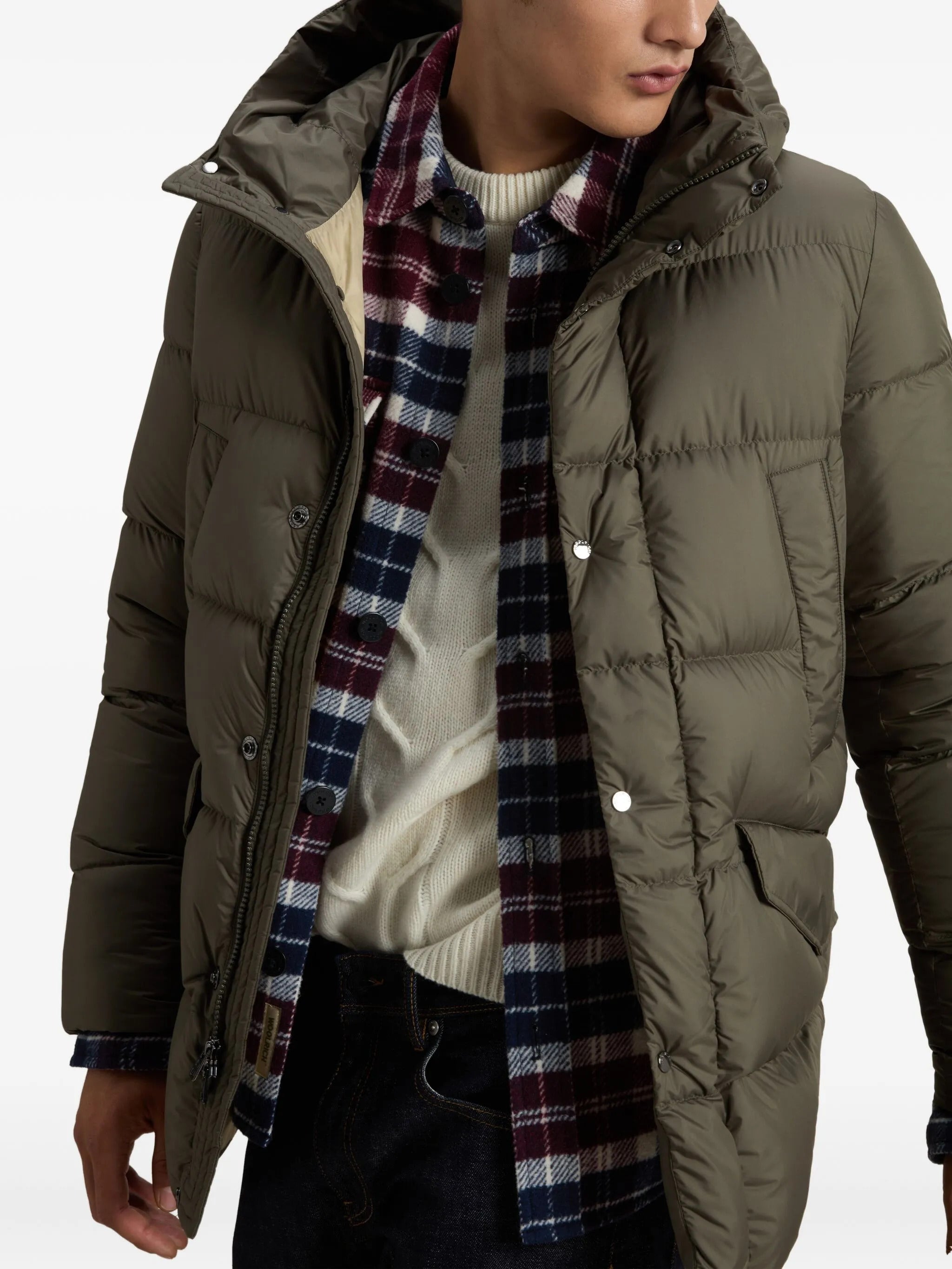 WOOLRICH Men's Adjustable Hood Parka Jacket