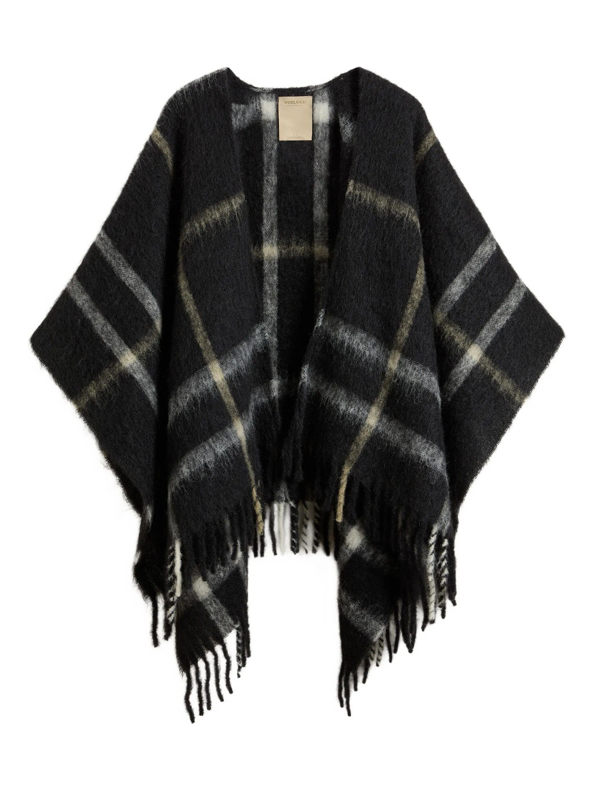 WOOLRICH Luxurious Cape in Alpaca-Mohair-Wool Blend