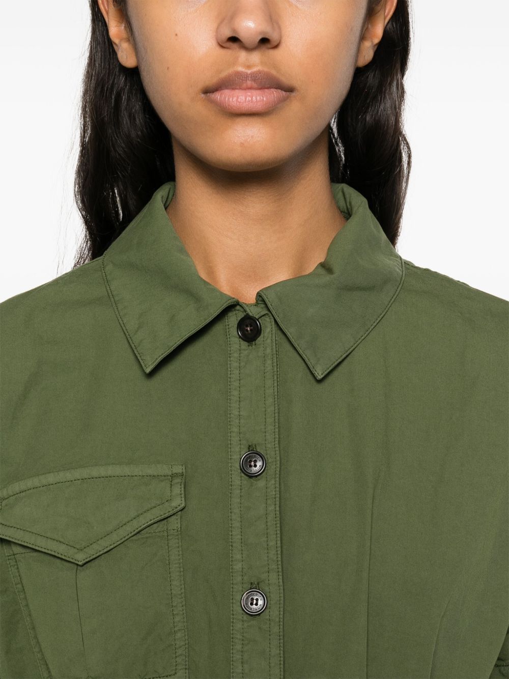 WOOLRICH Classic Short Sleeve Cotton Shirt Dress