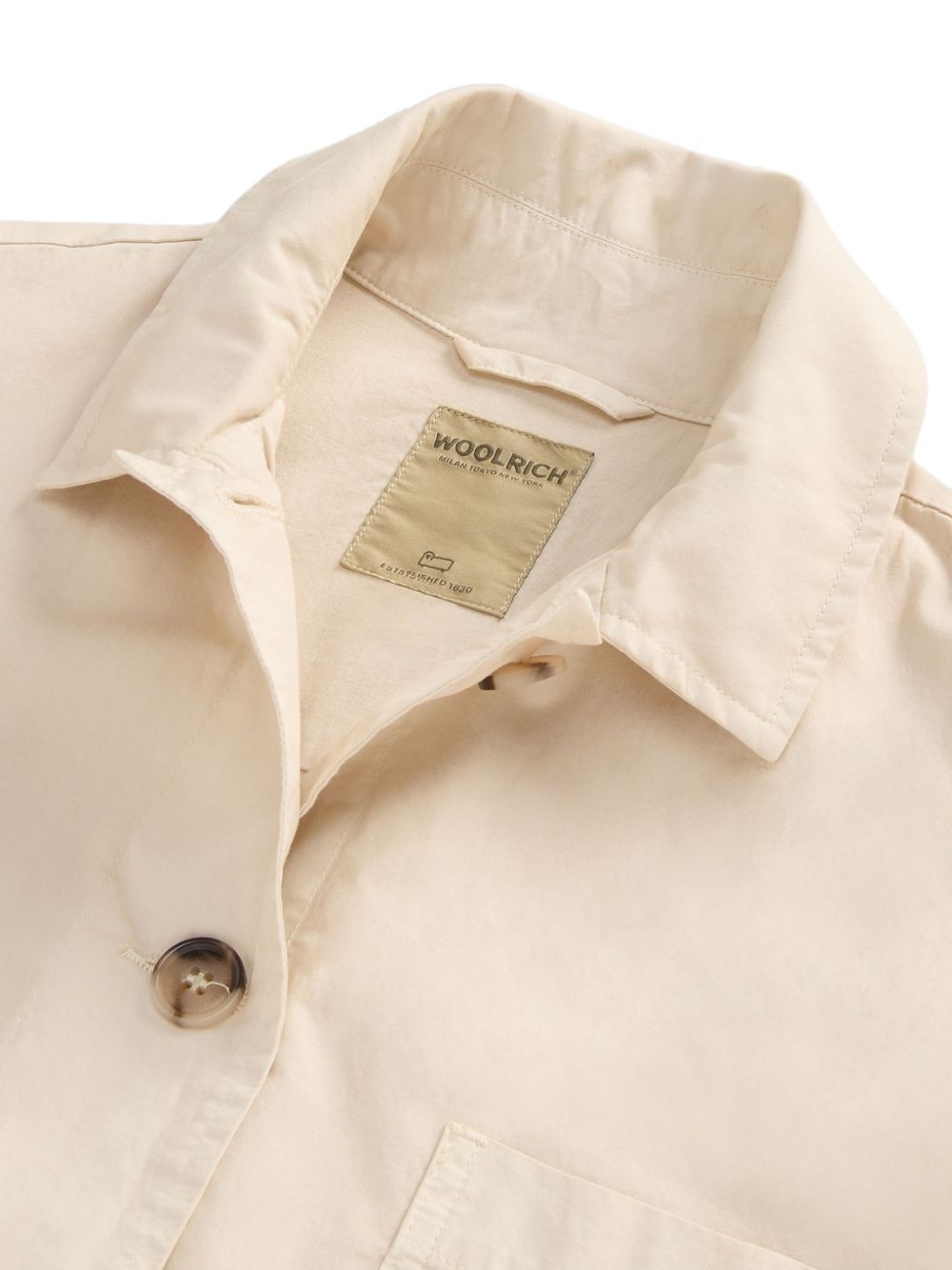 WOOLRICH Button-Up Cotton Shirt Jacket for Women