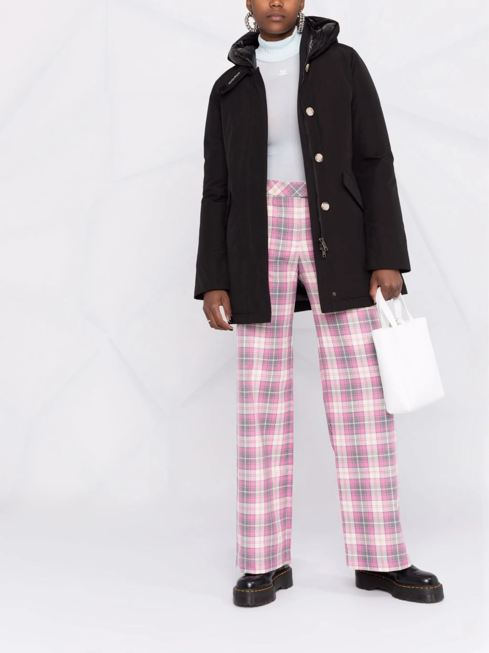 WOOLRICH Arctic Black Parka Jacket for Women