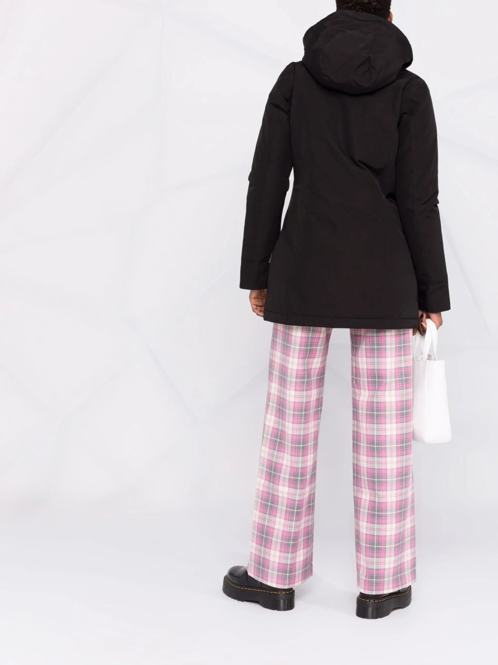 WOOLRICH Arctic Black Parka Jacket for Women