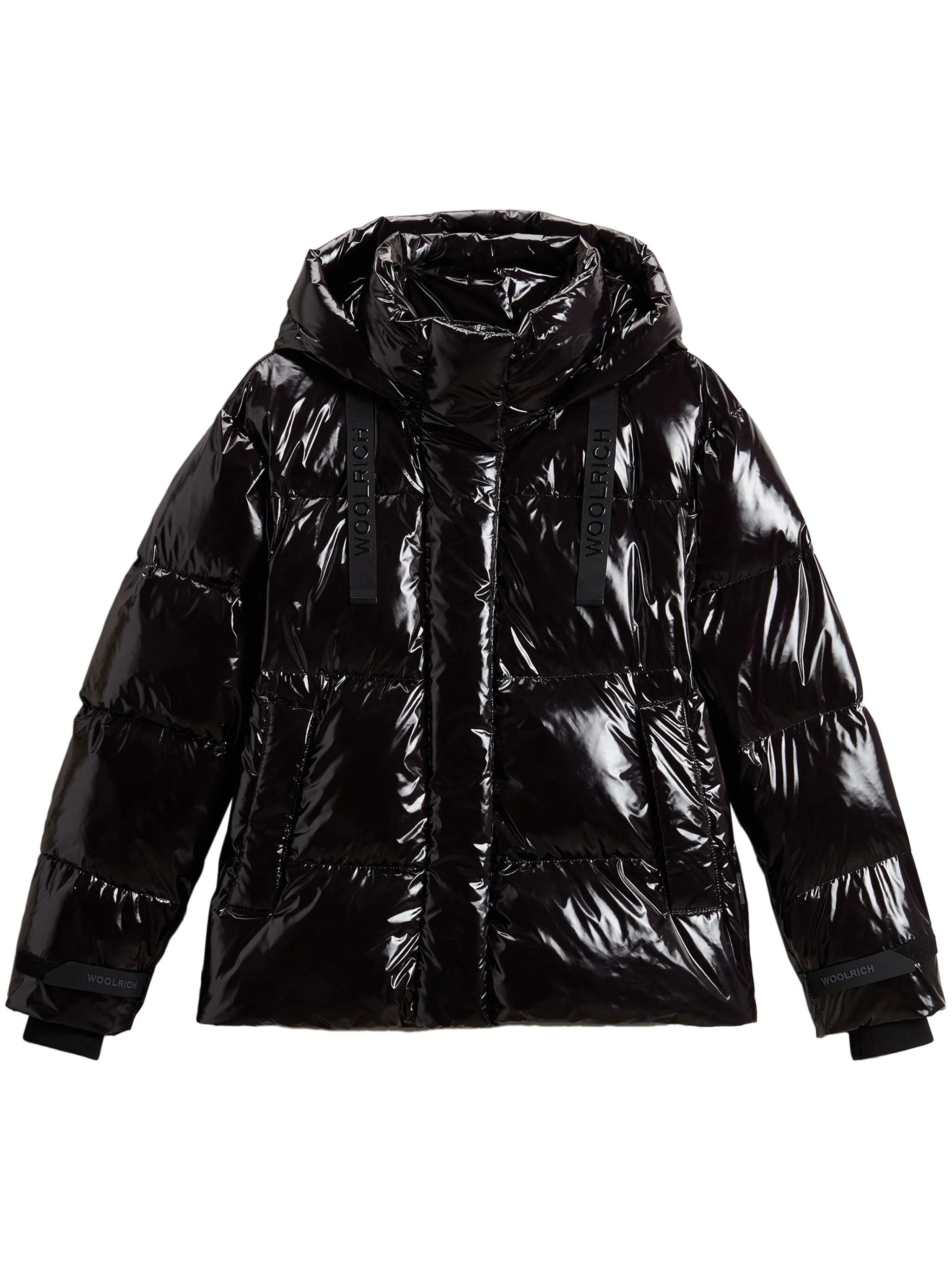 WOOLRICH Super Glossy Short Parka Jacket for Women