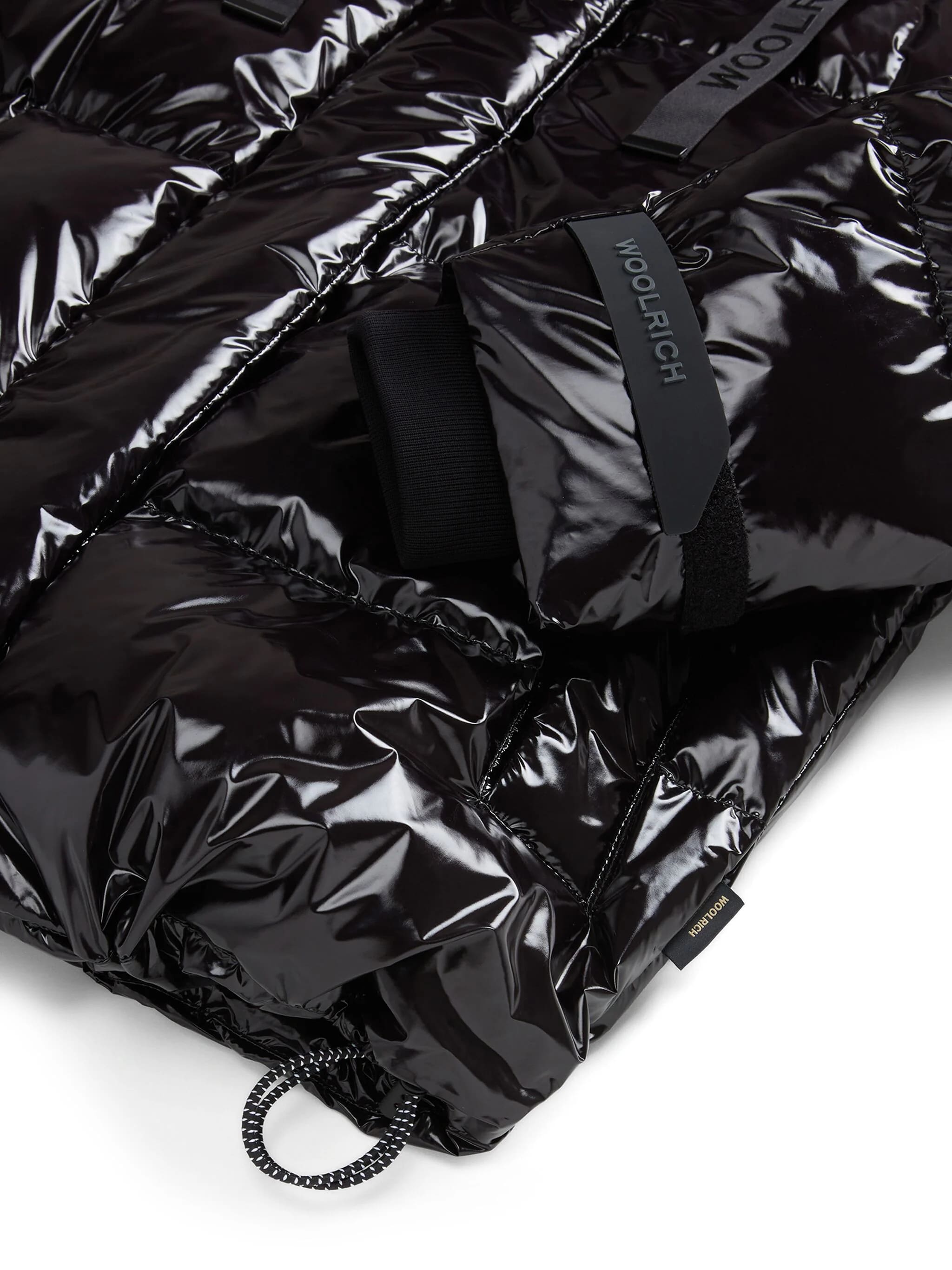 WOOLRICH Super Glossy Short Parka Jacket for Women