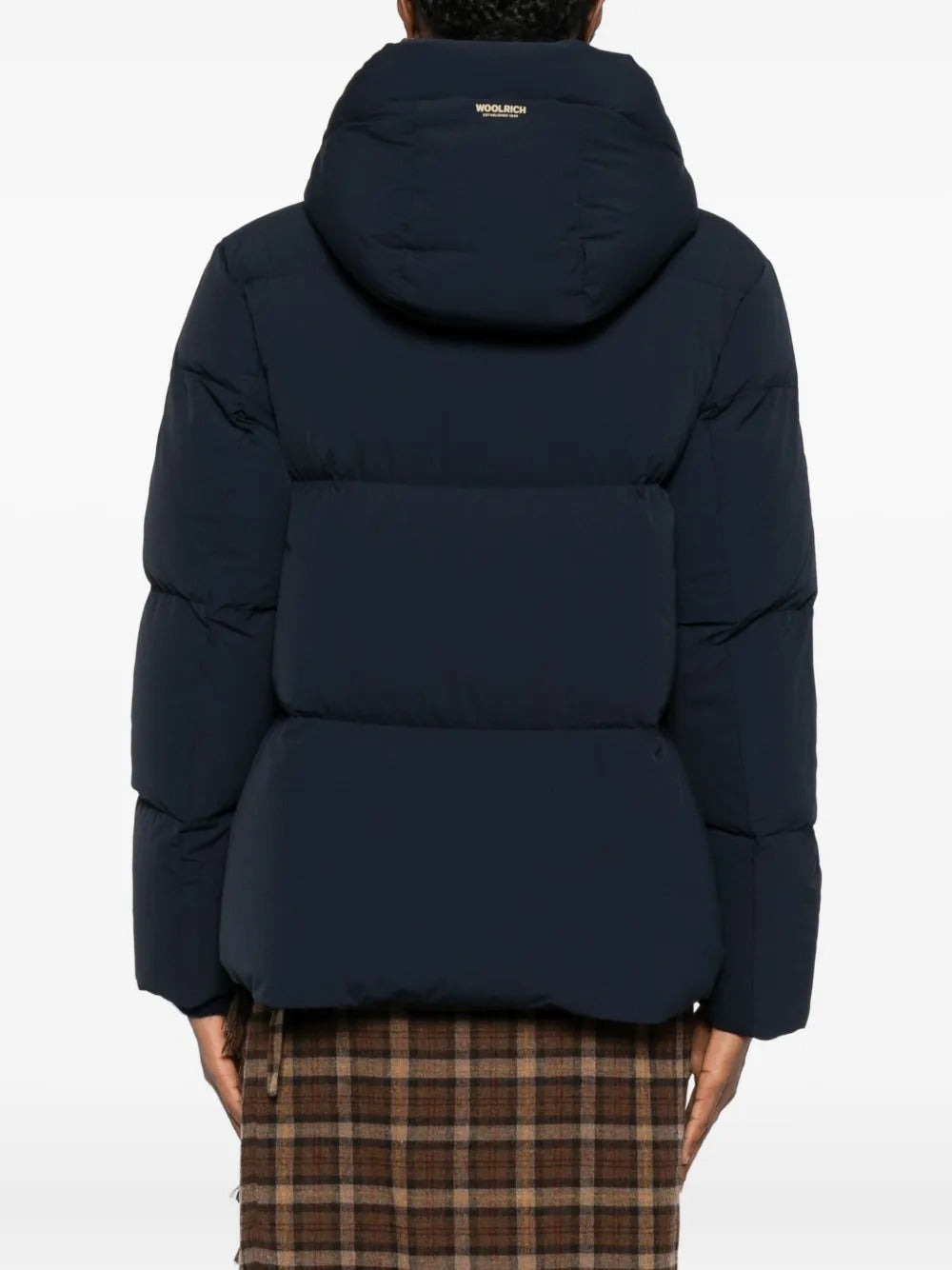 WOOLRICH Cloud Down Jacket in Stretch Nylon with Matte Finish