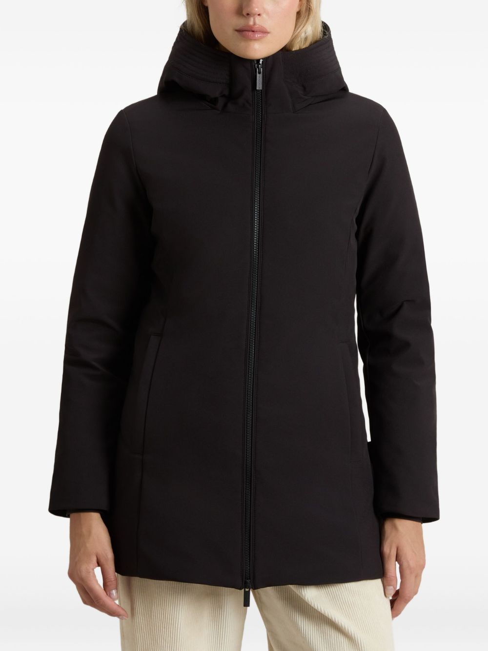 WOOLRICH Hooded Zip Jacket for Women - FW25 Collection