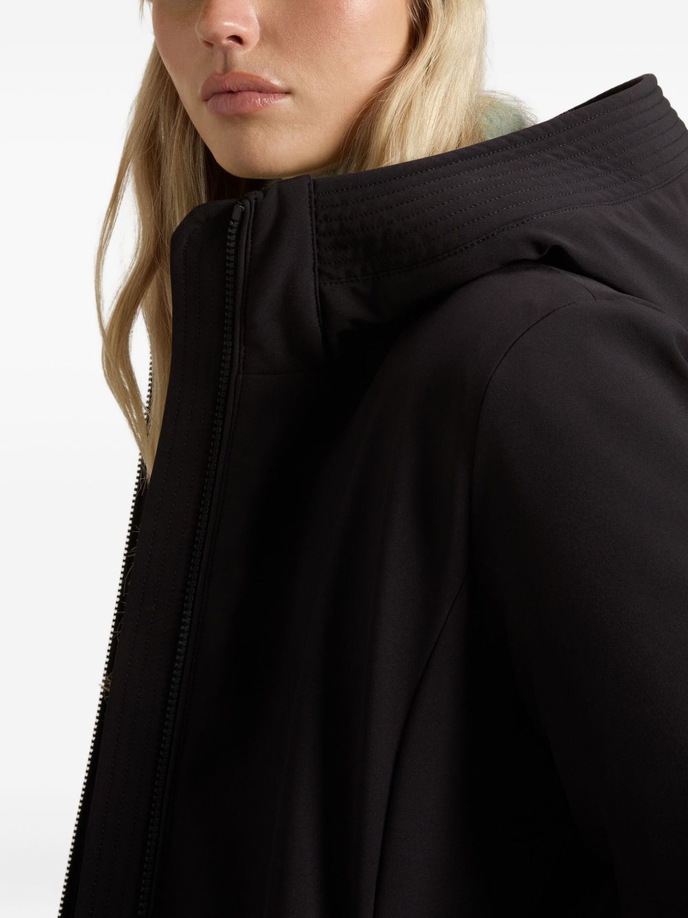 WOOLRICH Hooded Zip Jacket for Women - FW25 Collection