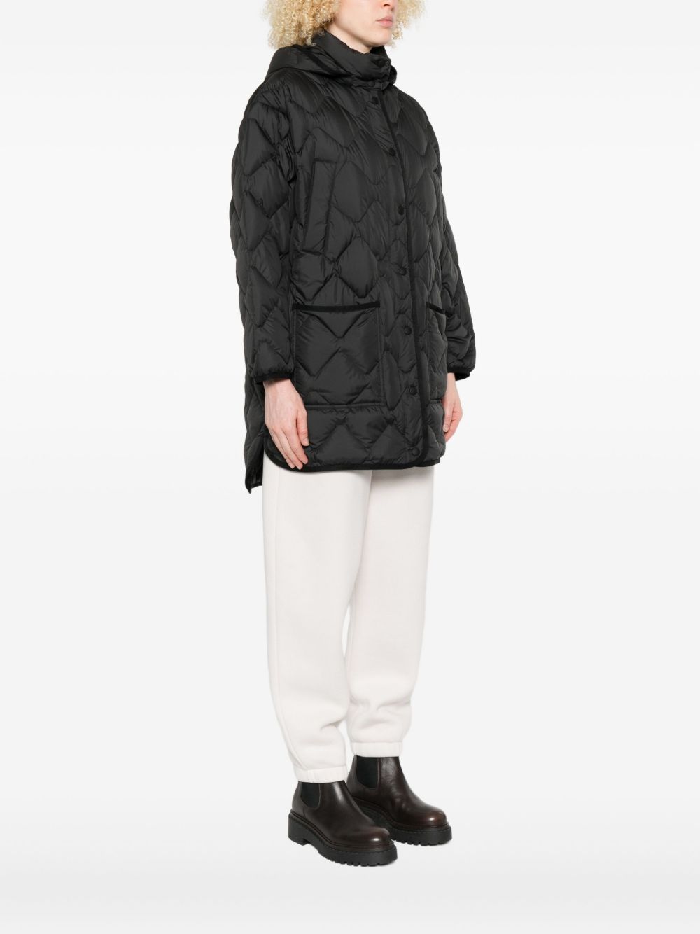 WOOLRICH Quilted Hooded Jacket for Women - FW25
