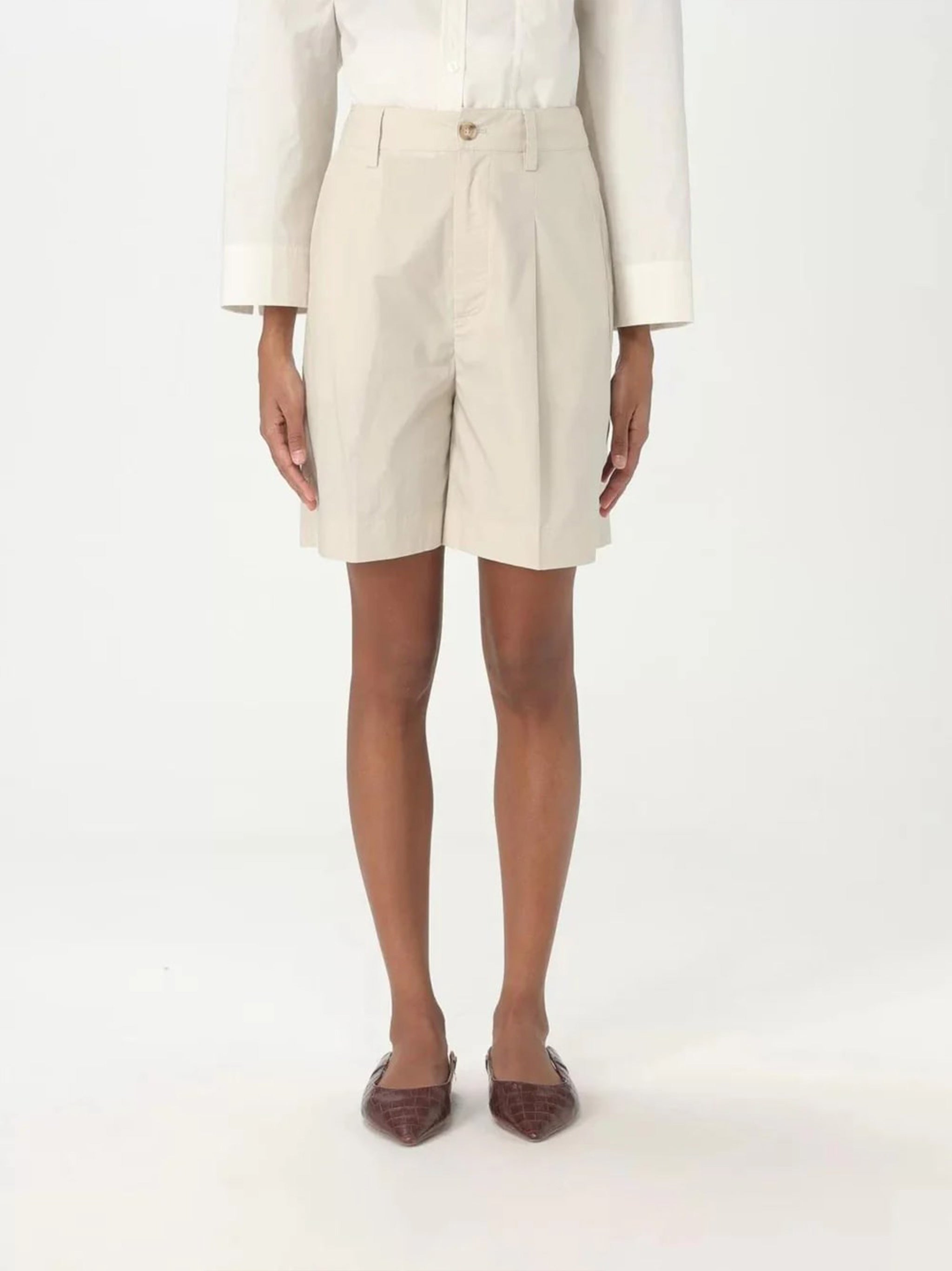 WOOLRICH High-Waisted Tailored Mini Shorts for Women